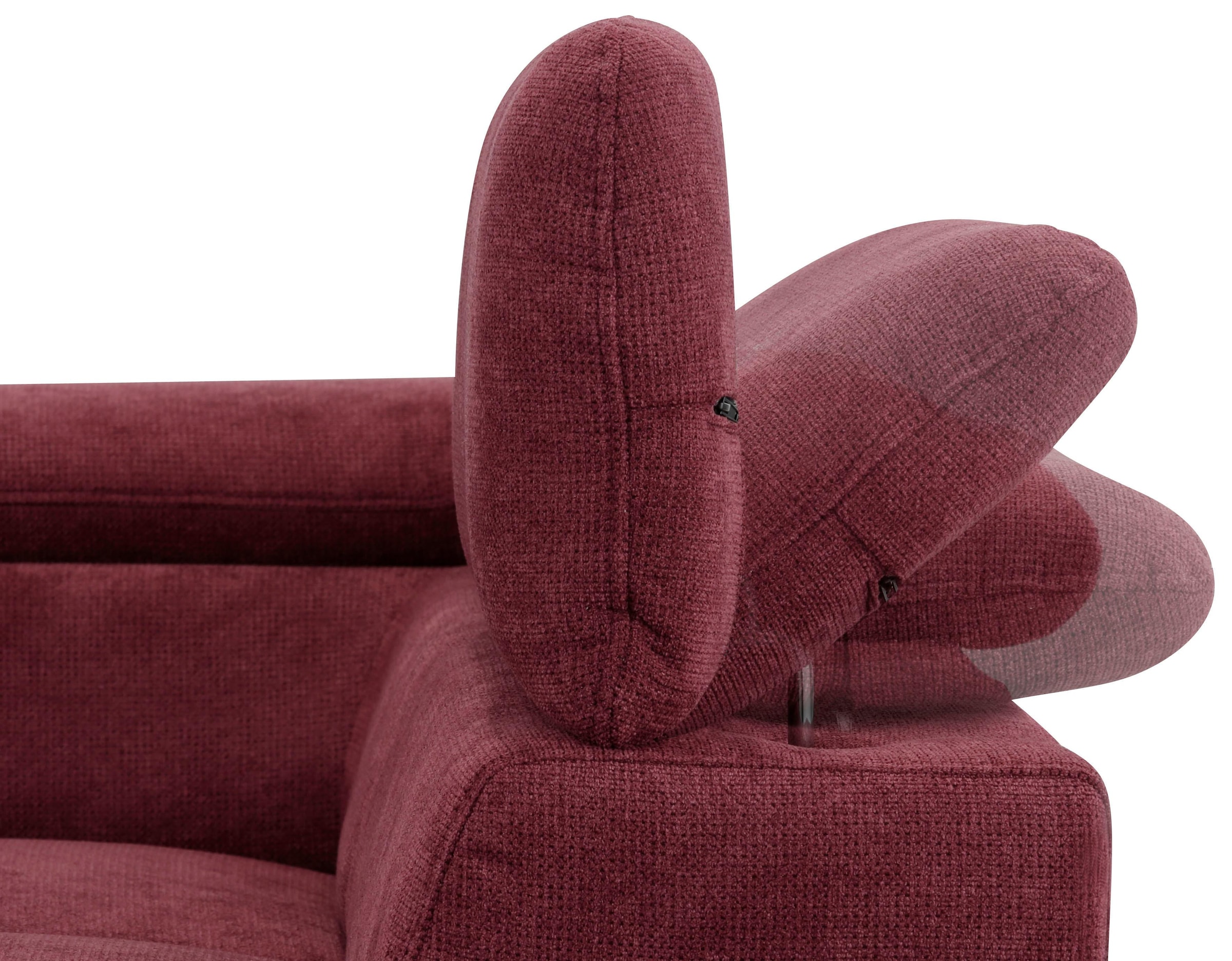 Home affaire Wohnlandschaft »Alberto U-Form«, mit Kopfteilverstellung, wahlweise mit Bettfunktion