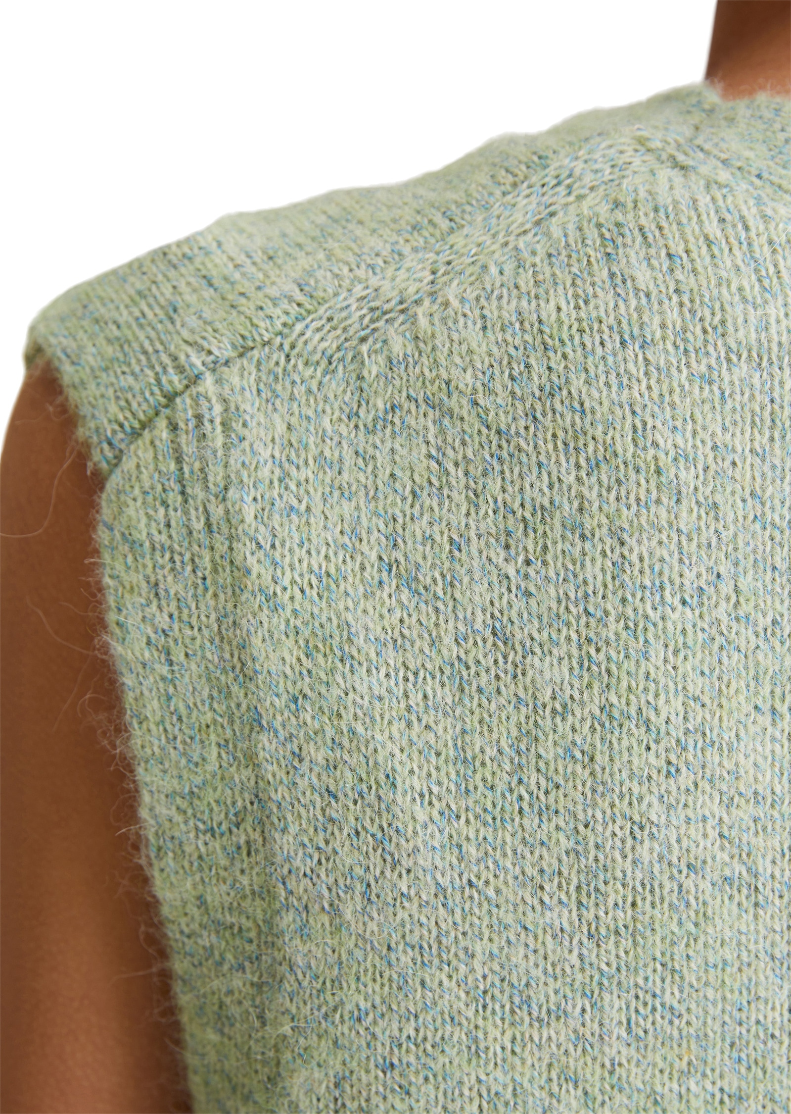 Marc O'Polo DENIM Strickweste »aus Baumwoll-Multicolor-Garn«