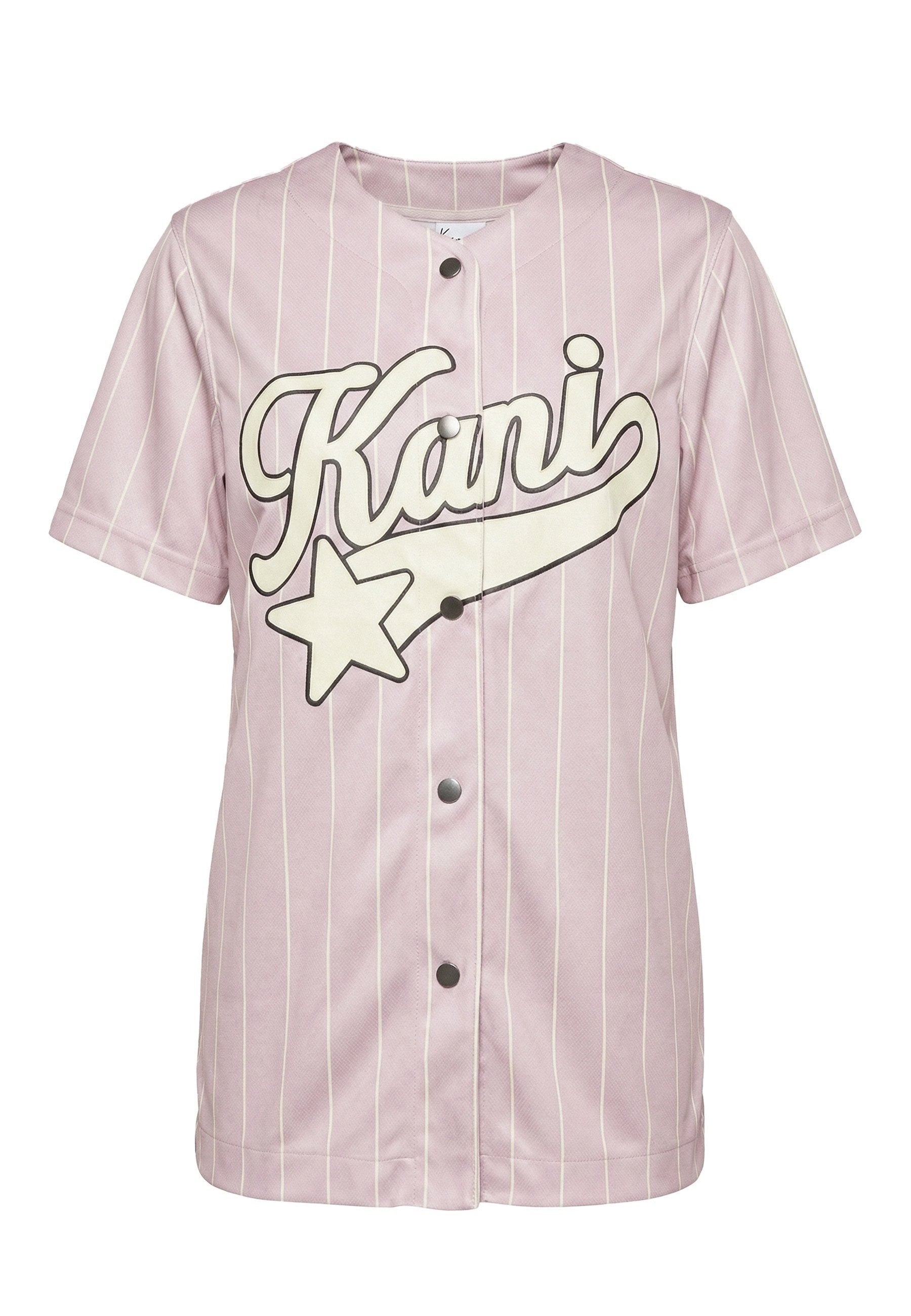 Karl Kani T-Shirt "Karl Kani Woven Signature Pinstripe Baseballshirt" 1 Stk günstig online kaufen