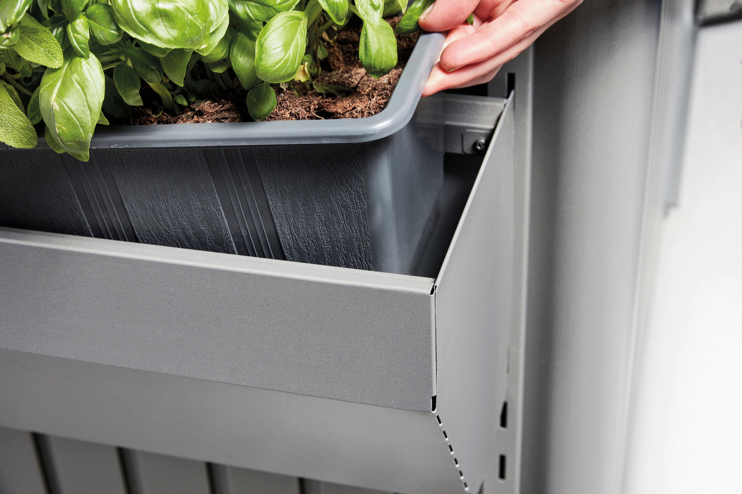 Biohort Blumenkasten »FLORABOARD, verschiedene Farben«, 82x25x188 cm