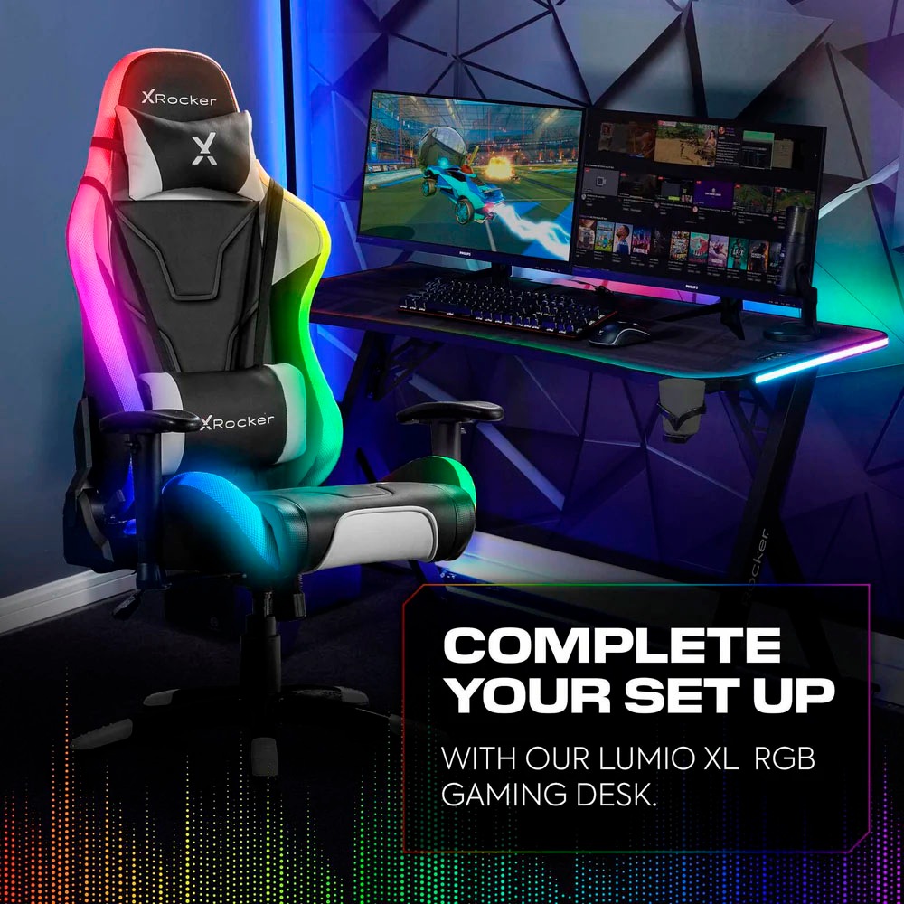 X Rocker Gaming-Stuhl »Agility eSports RGB Neo Motion SYNC™«, Kunstleder, Beleuchtung & App