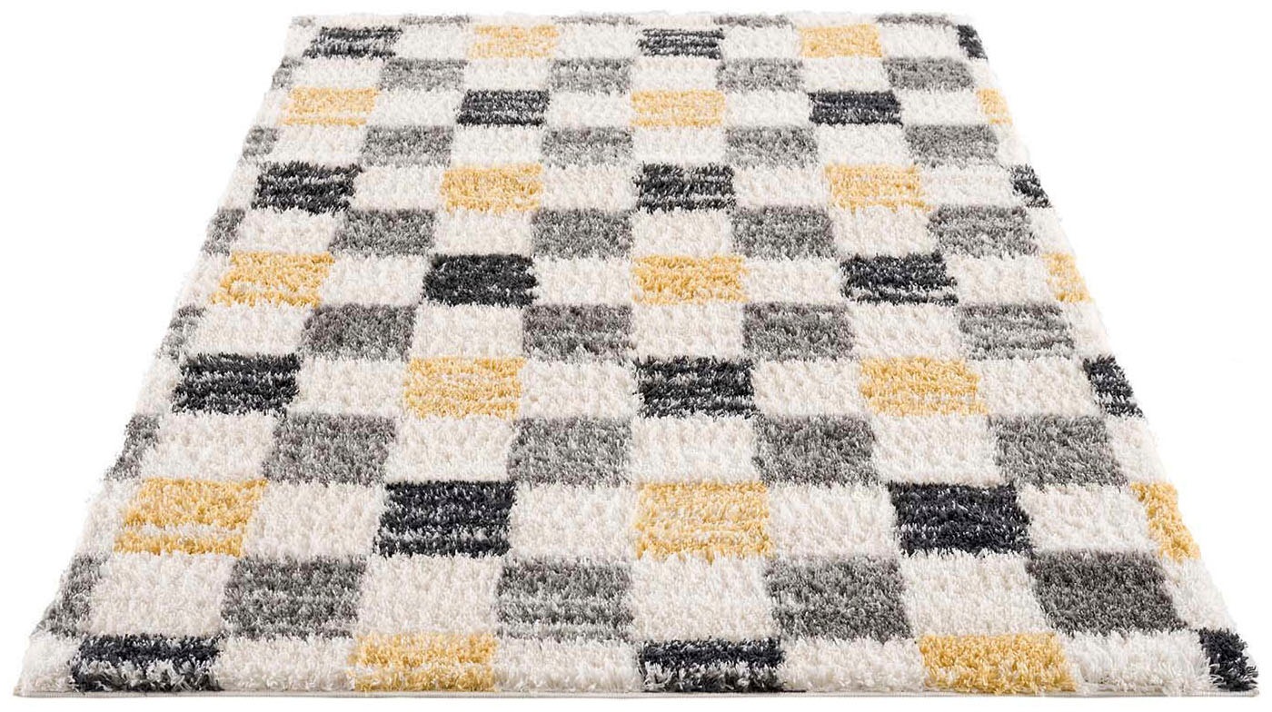 Carpet City Hochflor-Teppich "Pulpy 554" rechteckig 30 mm Höhe Läufer, weic günstig online kaufen