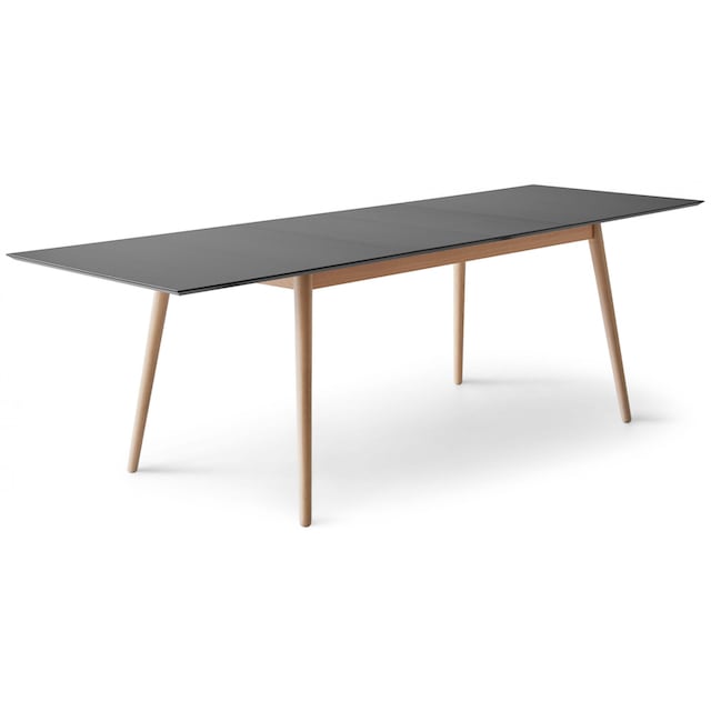 by rechteckige mit Einlegeplatten St.), kaufen Tischplatte BAUR (1 MDF, »Meza | 2 Esstisch Massivholzgestell, Hammel Furniture Hammel«,