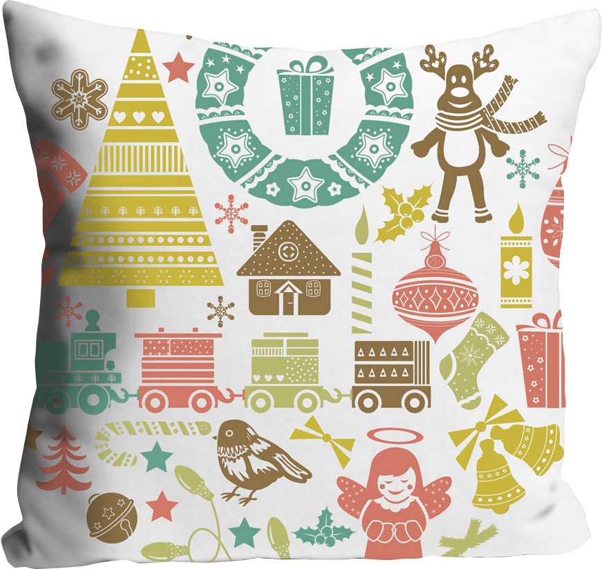queence Dekokissen "Willie" mit einer Weihnachtsbäckerei günstig online kaufen