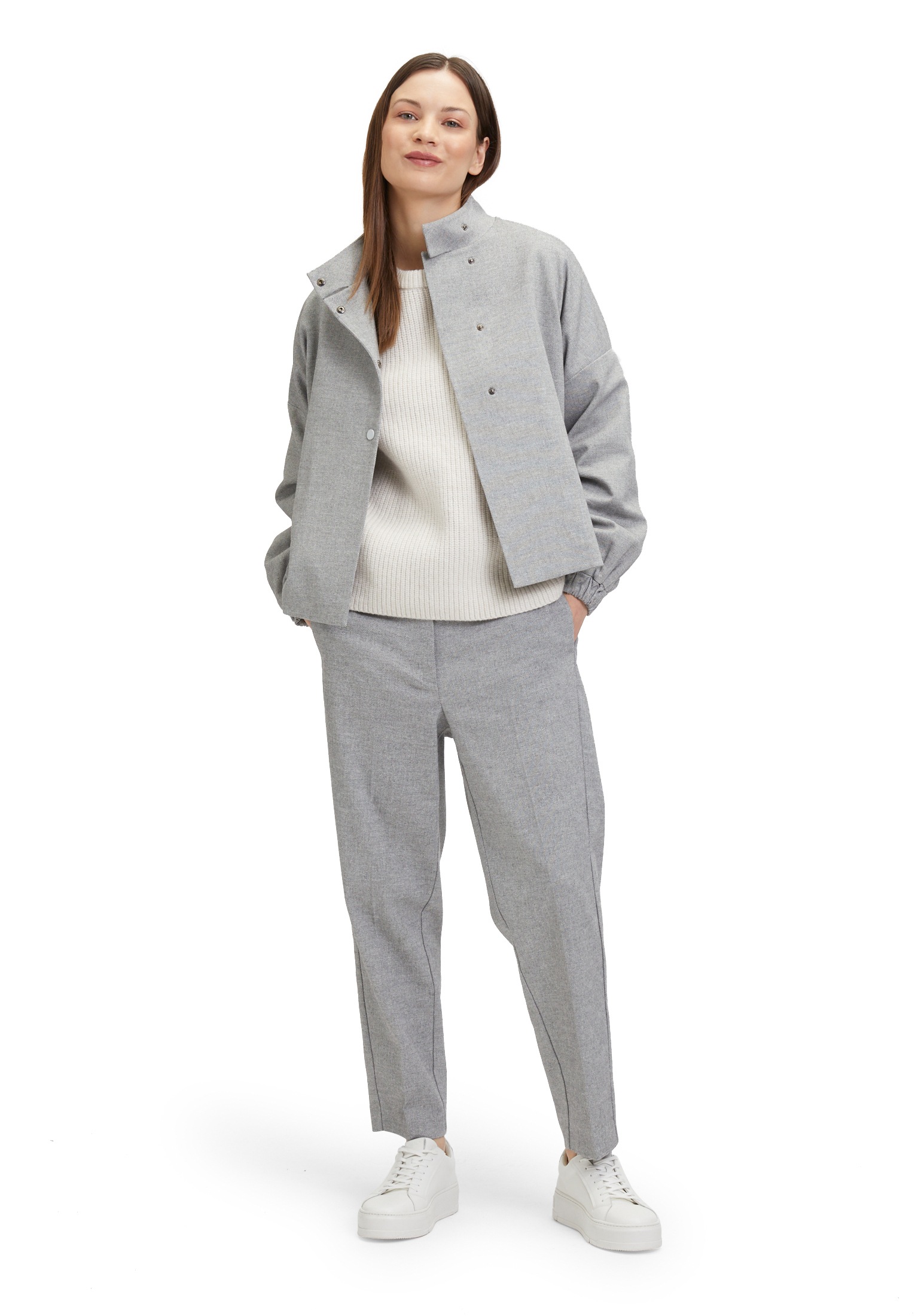 Betty&Co Stoffhose »Betty & Co Stoffhose mit Bundfalten«, Material
