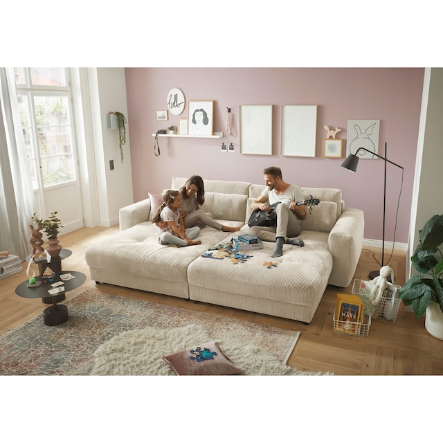 ED EXCITING DESIGN Loveseat »Barura Loveseat«, (2 St.), frei im Raum  stellbar, inkl. 2 Rücken- und 2 Nierenkissen | BAUR