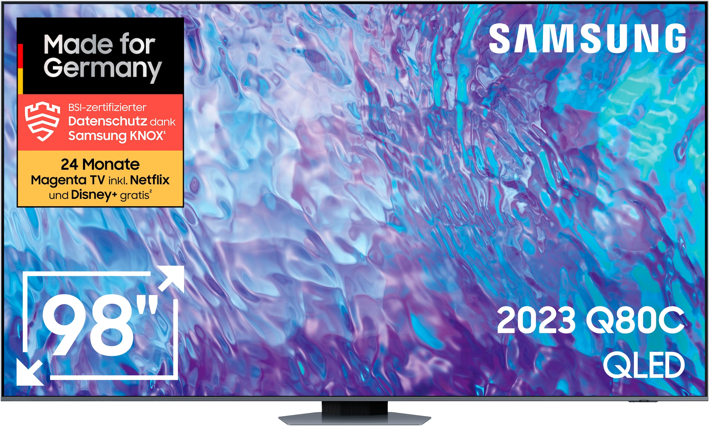 Samsung LED-Fernseher »GQ98Q80CAT«, Smart-TV