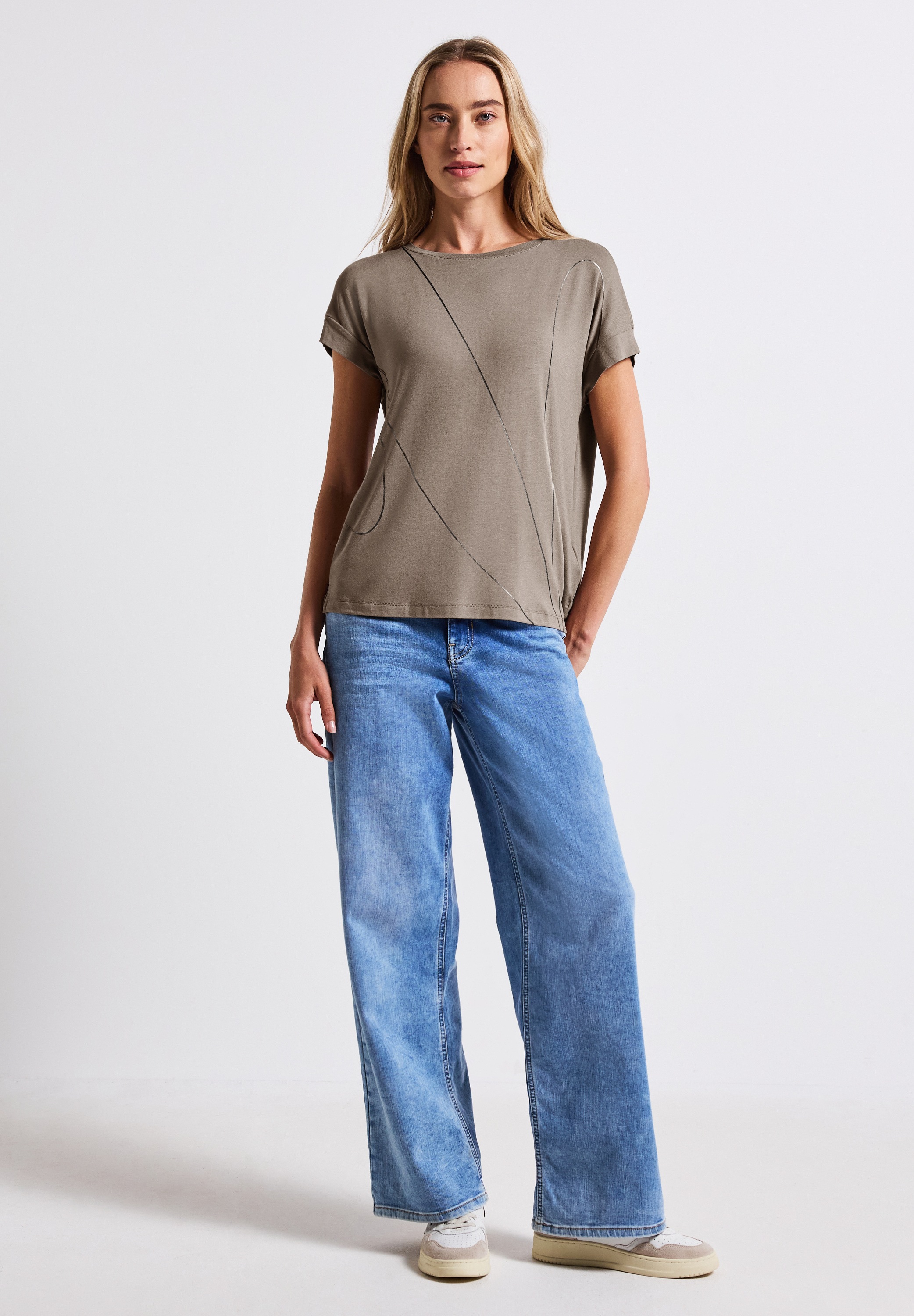 STREET ONE T-Shirt, aus softer Viskose