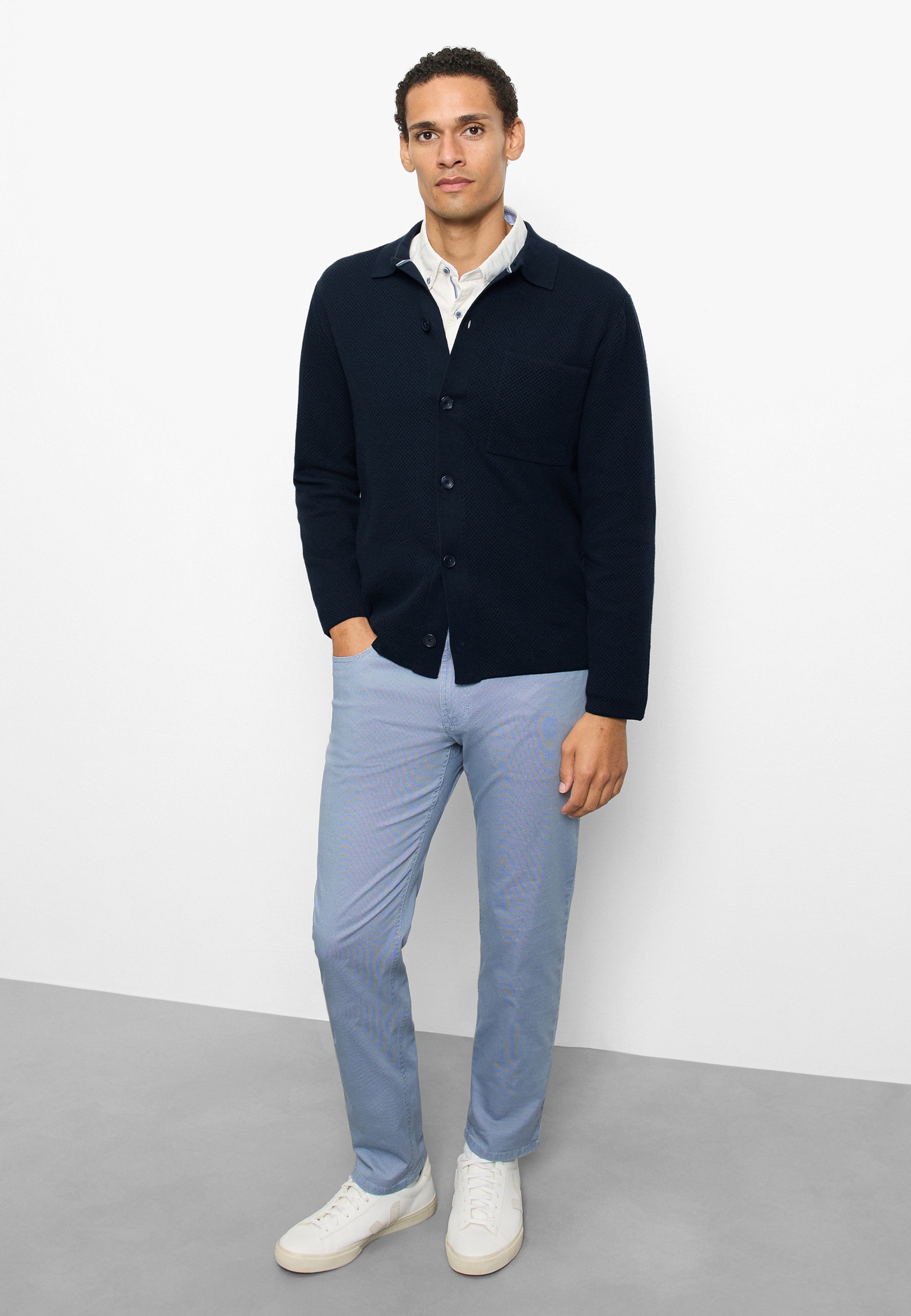 OLYMP Strickpullover »OLYMP Casual Strick, Overshirt«