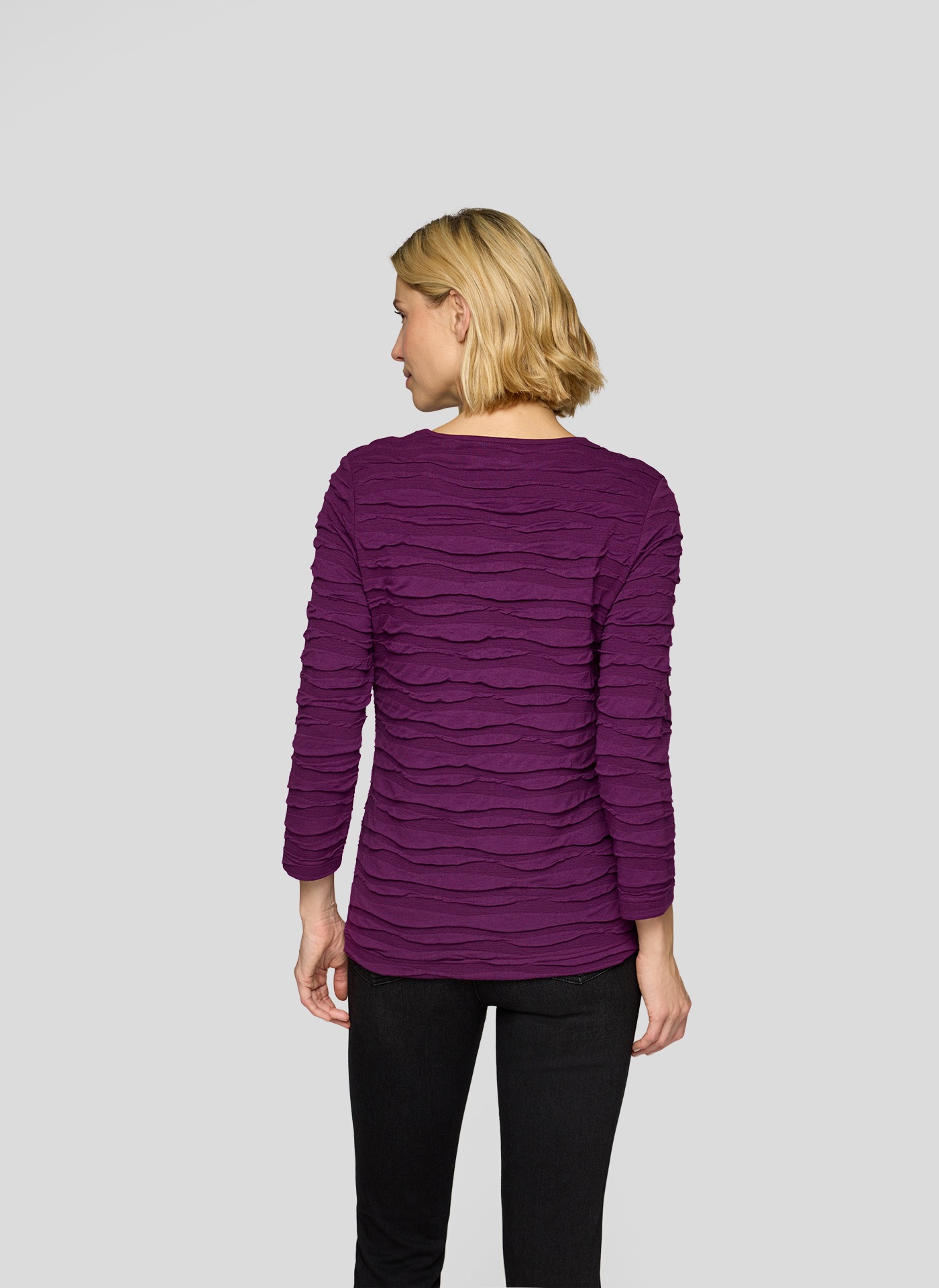 Thumbnail - Rabe Strickpullover in Streifen-Ripp-Optik