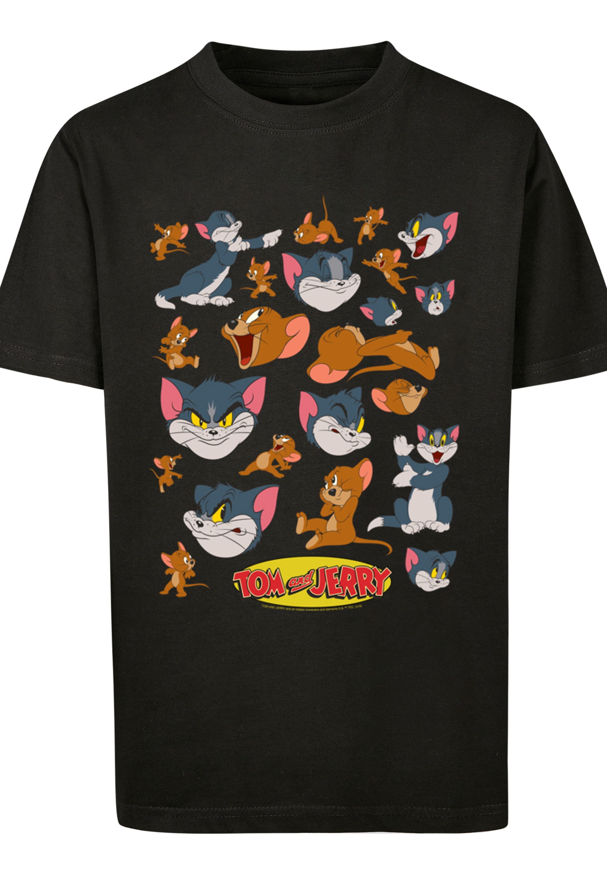 F4NT4STIC T-Shirt »Tom and Jerry TV Serie Many Faces«, Unisex Kinder,Premium  Merch,Jungen,Mädchen,Bedruckt kaufen | BAUR