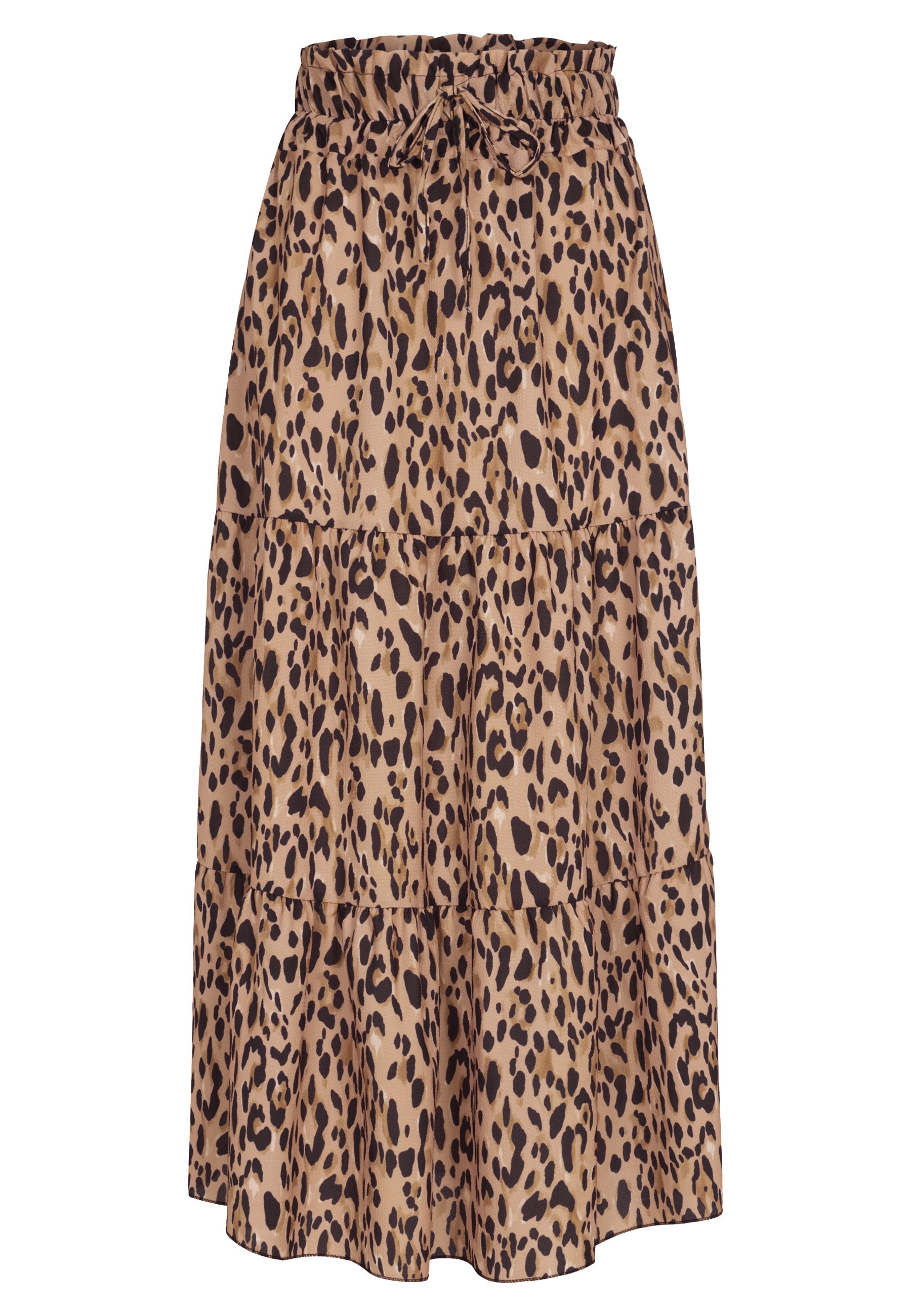 CLOUD 5IVE Sommerrock "CLOUD 5IVE Cloud 5ive Tiered Longform Skirt with AOP" 1 Stk.
