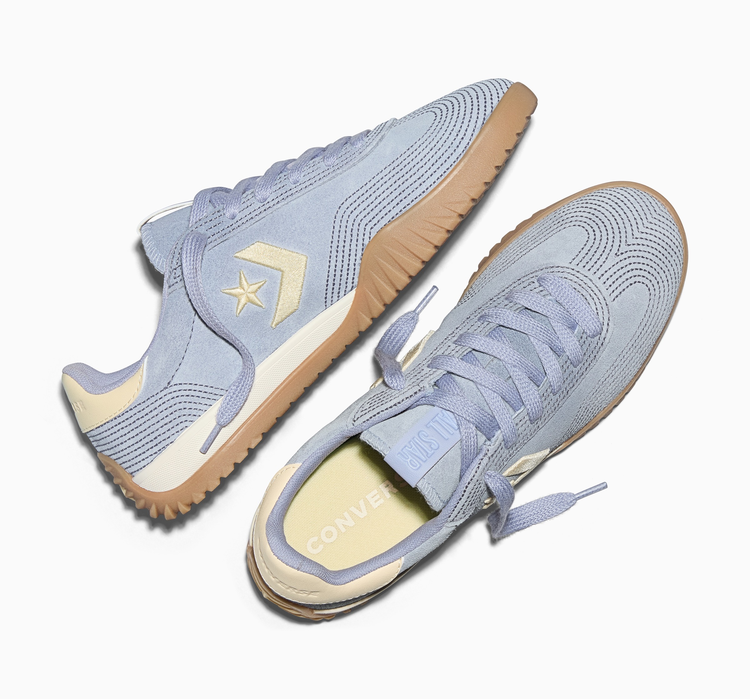 Converse Run Star Trainer Stitched Suede Multi-Color 42 3