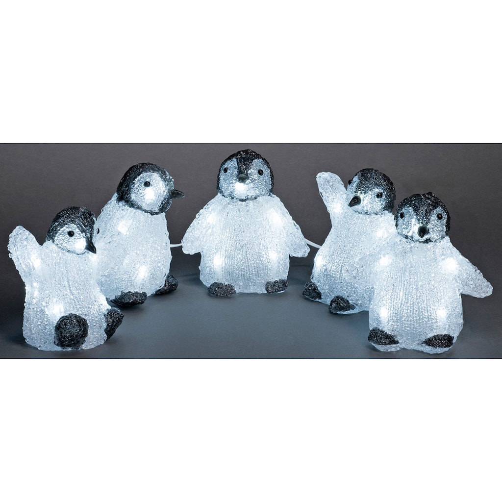 KONSTSMIDE LED Dekofigur »Babypinguine«, 40 flammig-flammig