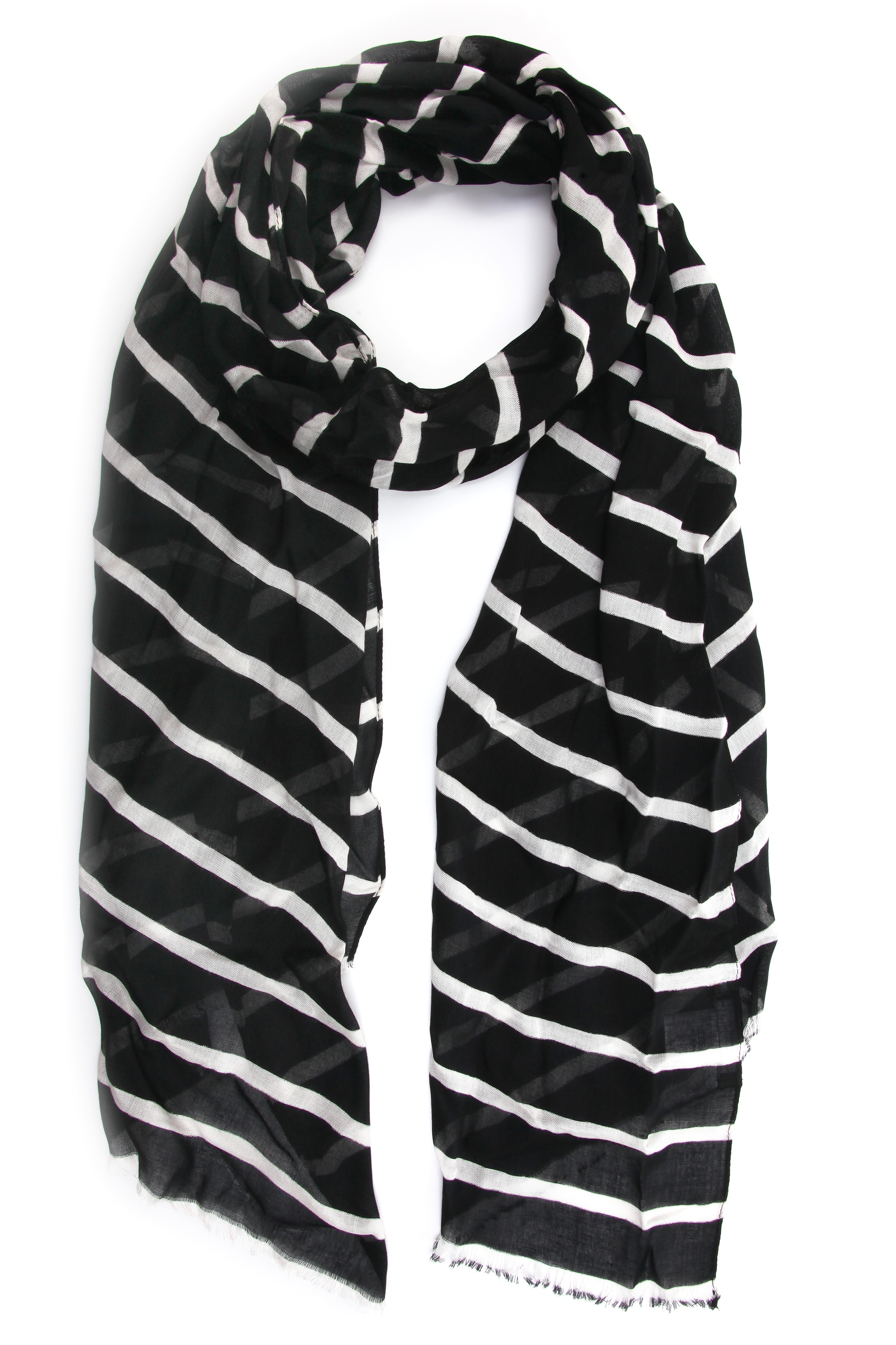 COLLEZIONE ALESSANDRO Modeschal "Valerie", 1 Stk. mit weißen Streifen günstig online kaufen