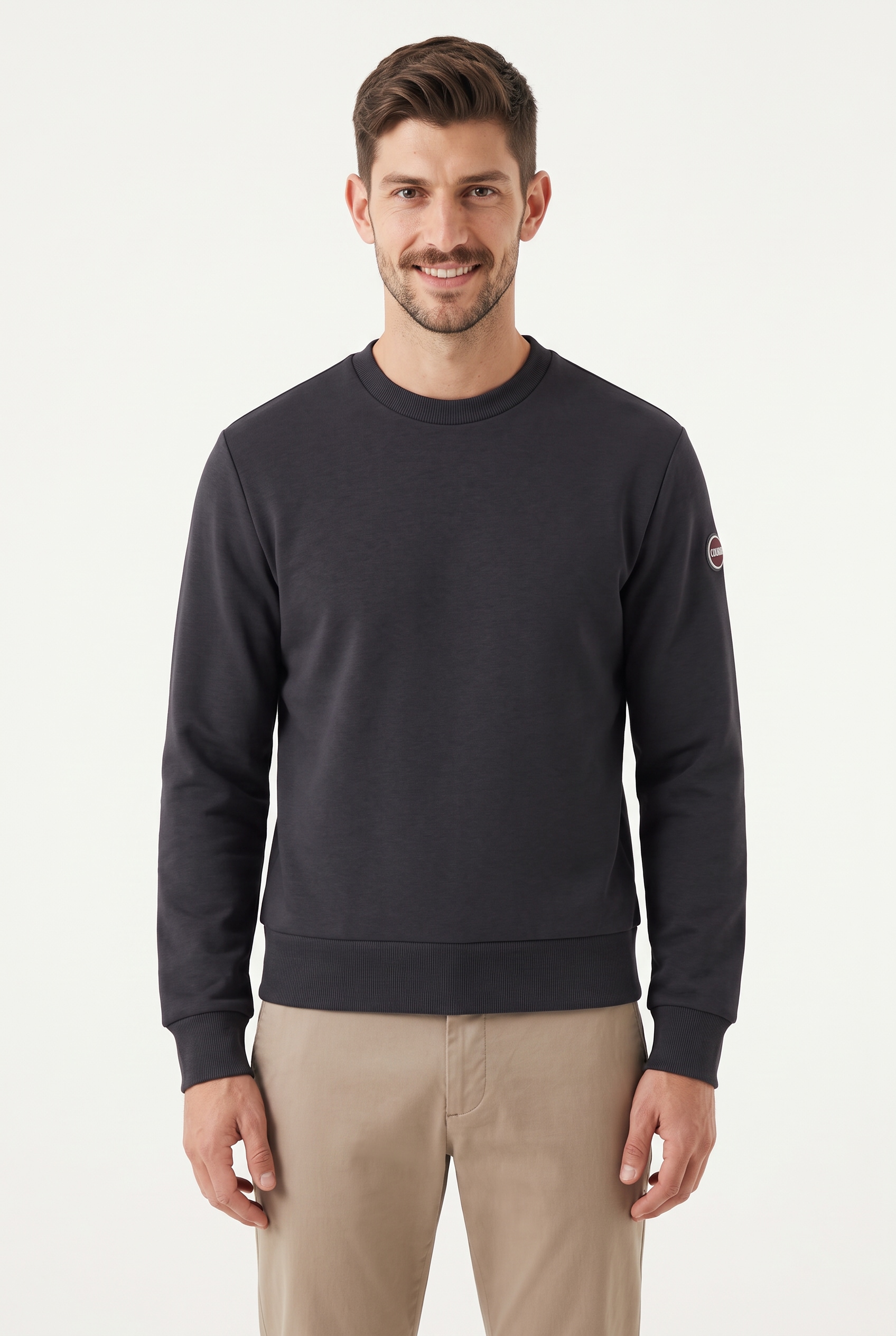 Colmar Sweatshirt , Rundhalsausschnitt, Regular Fit, Markenlogo
