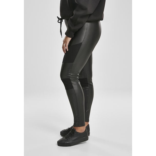 URBAN CLASSICS Leggings »Damen Ladies Fake Leather Tech Leggings«, (1 tlg.)  kaufen | BAUR