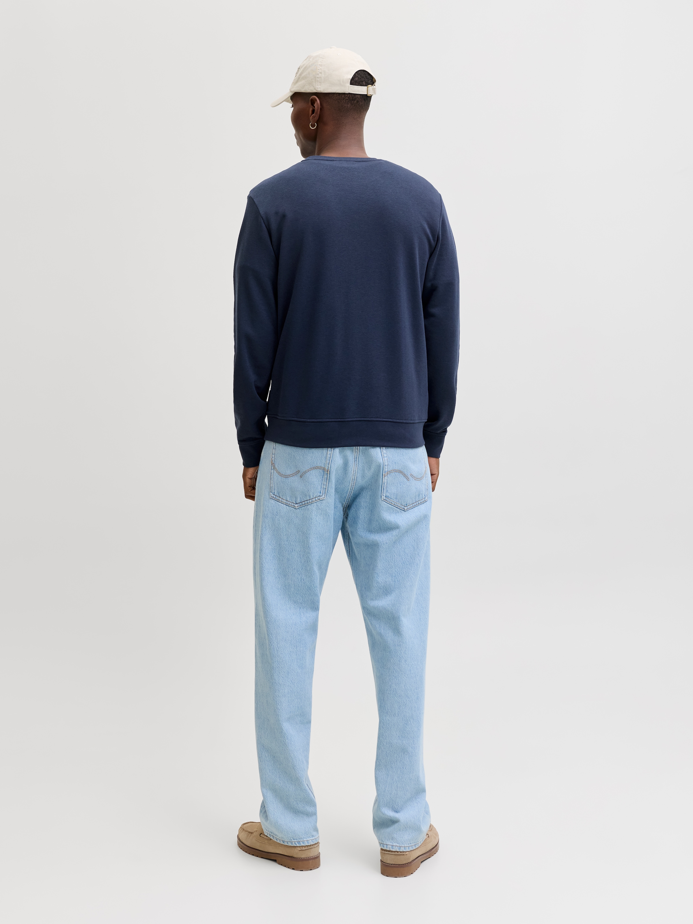 Jack & Jones Sweatshirt »JJDEVIN DAYTONA PRINT SWEAT CREW NECK«
