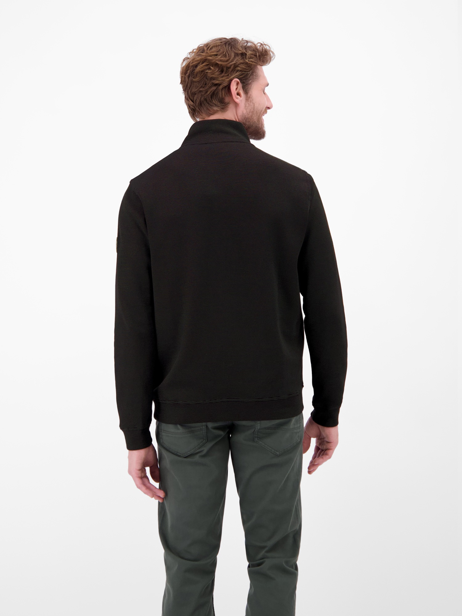 LERROS Sweatshirt »Unifarbener Sweattroyer für Herren«
