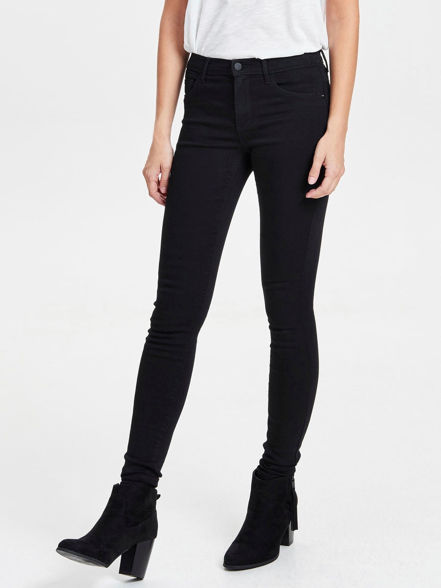 ONLY 1100000002199 "ONLRINA REG WAIST SK BOX DNM" Viskosemischung, skinny fit