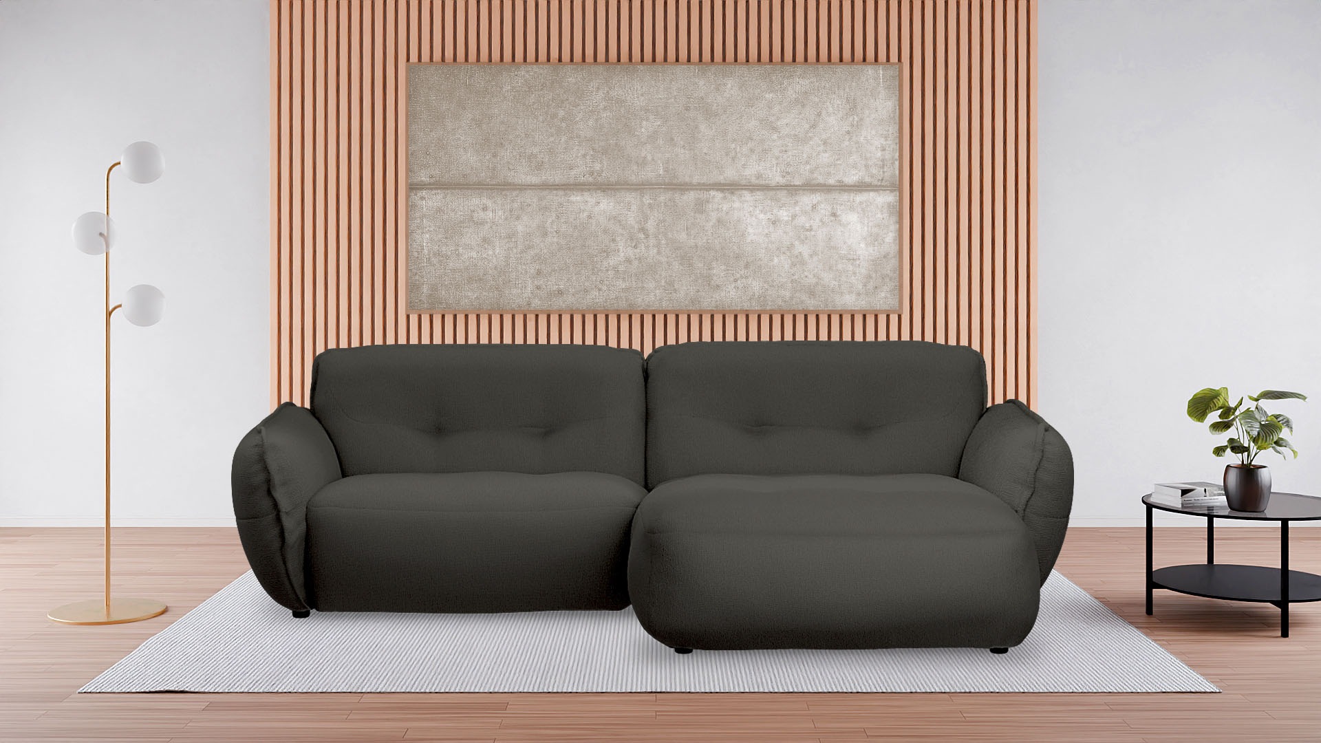 BETYPE Ecksofa "Be Fluffy Mega Sofa, bequem, viel Platz, Breite 289cm, L-Fo günstig online kaufen