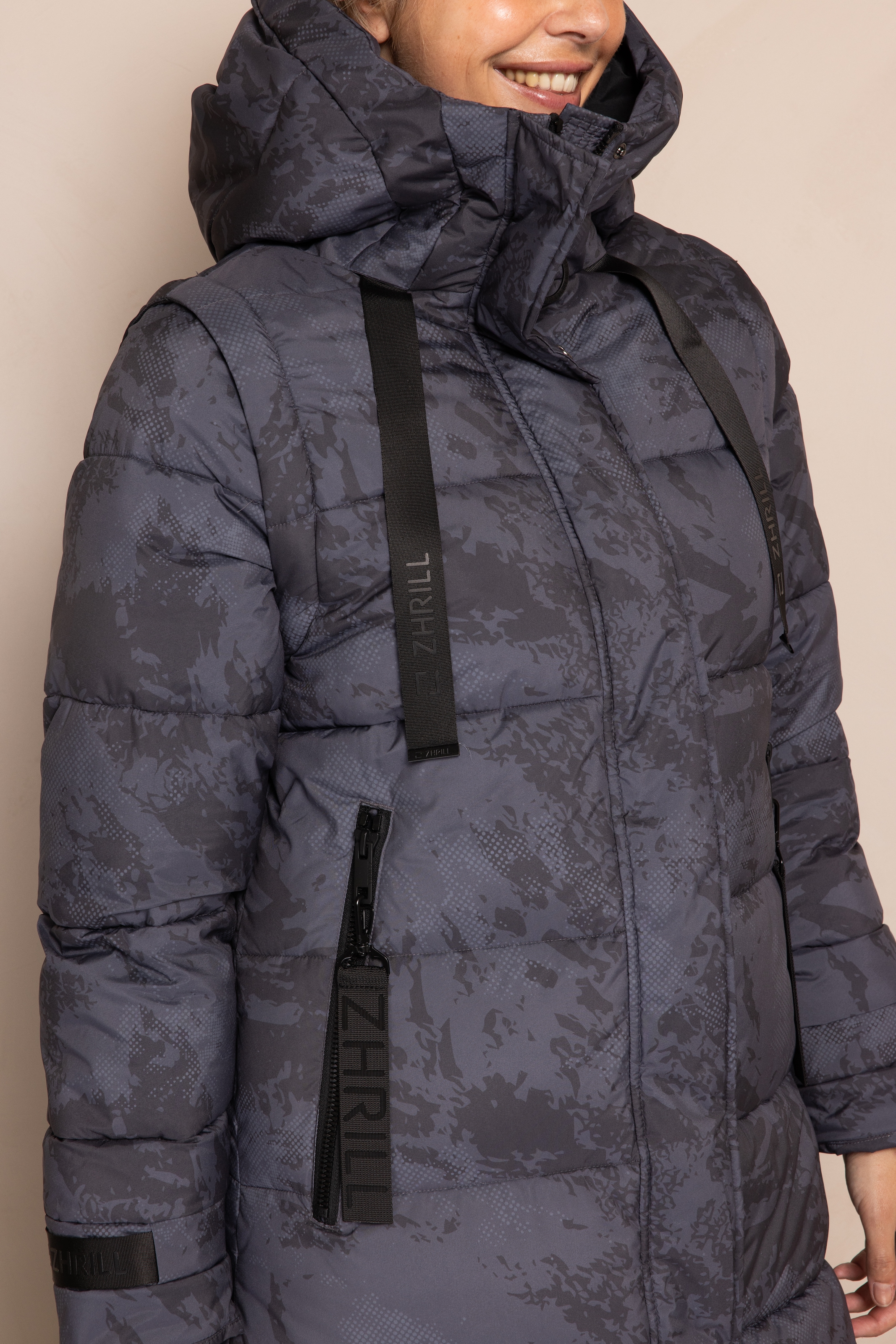 Zhrill Langjacke "ZHISI MAX NEW" mit Kapuze gesteppt, mit Kapuze günstig online kaufen