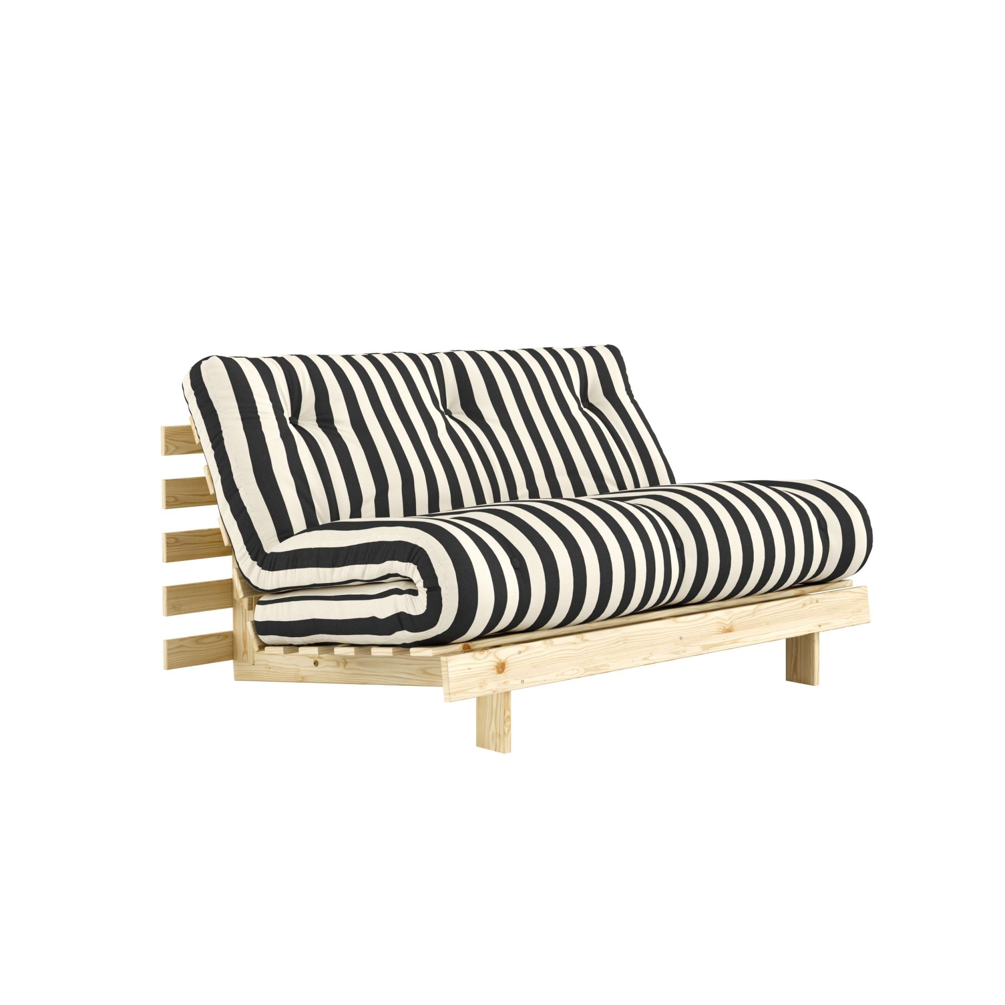 Karup Design Daybett "Roots Sofa Bed, Schlafsofa, Bettfunktion, FSC-Massivholz" Inkl. Futonmatratze, Made in Europe, langlebig, B: 140 oder 160 cm