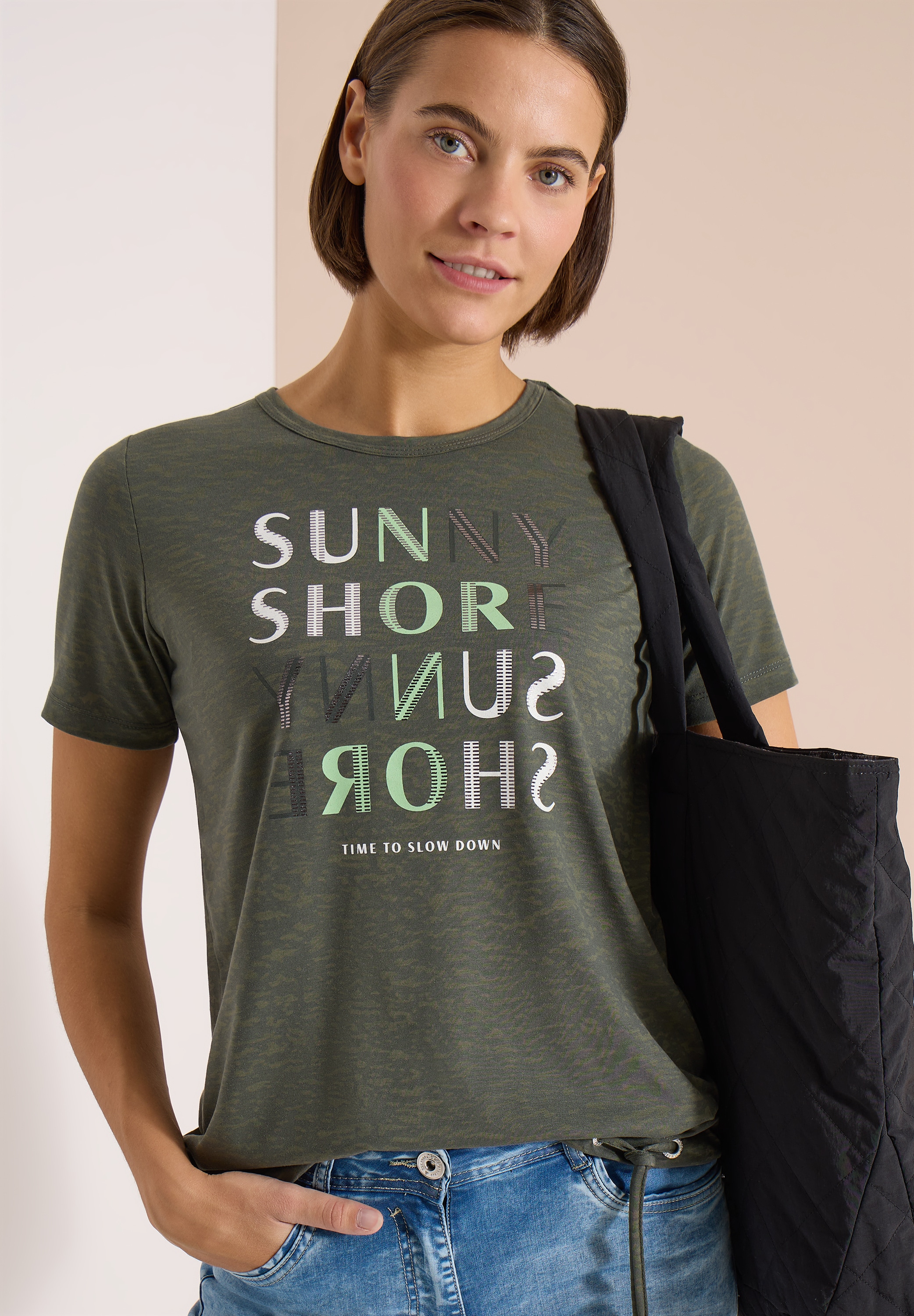 Cecil T-Shirt mit Rundhalsausschnitt