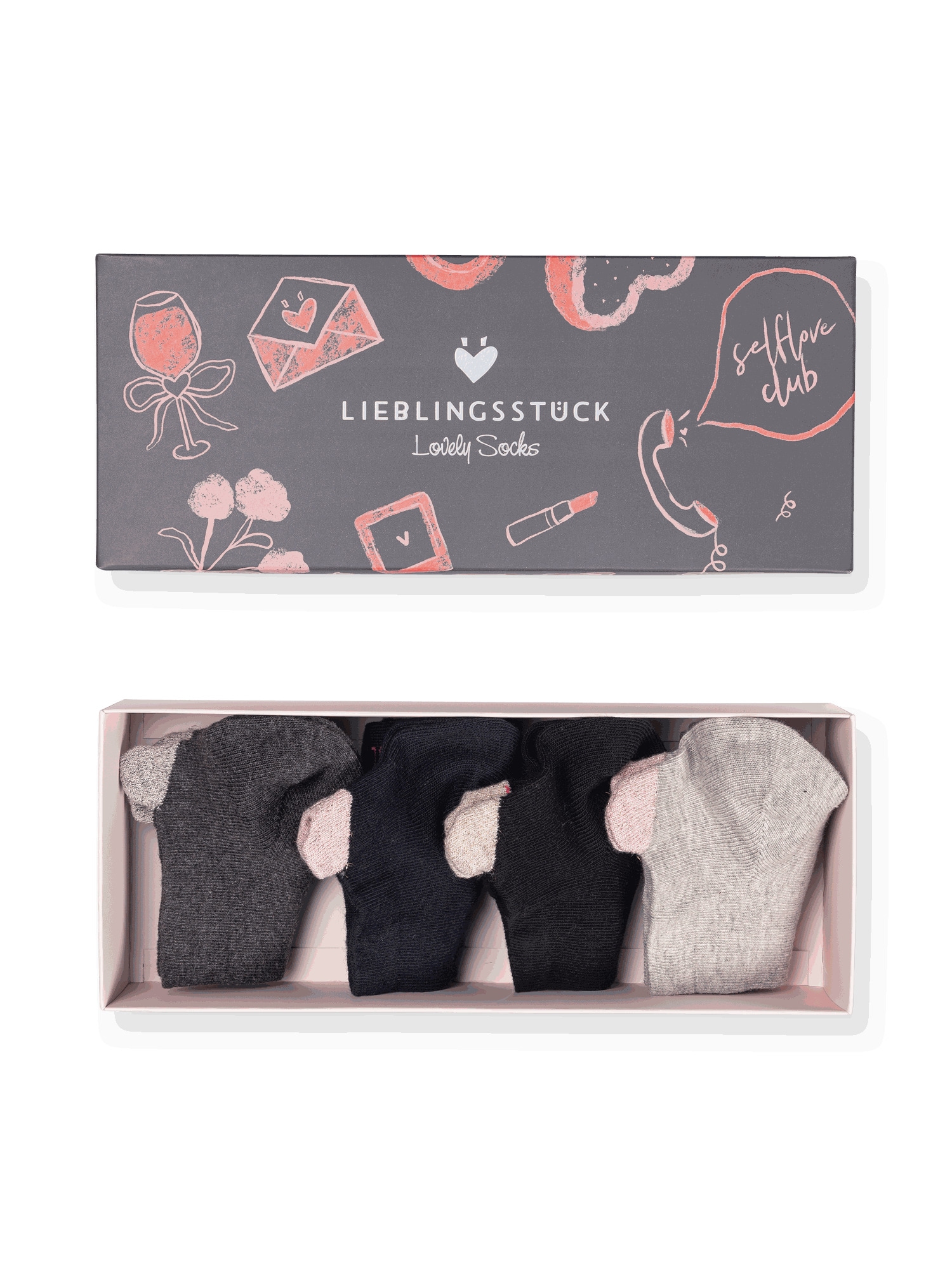 Lieblingsstück Kurzsocken "KellyEp - Geschenkbox - Sneaker" mit Baumwoll-An günstig online kaufen