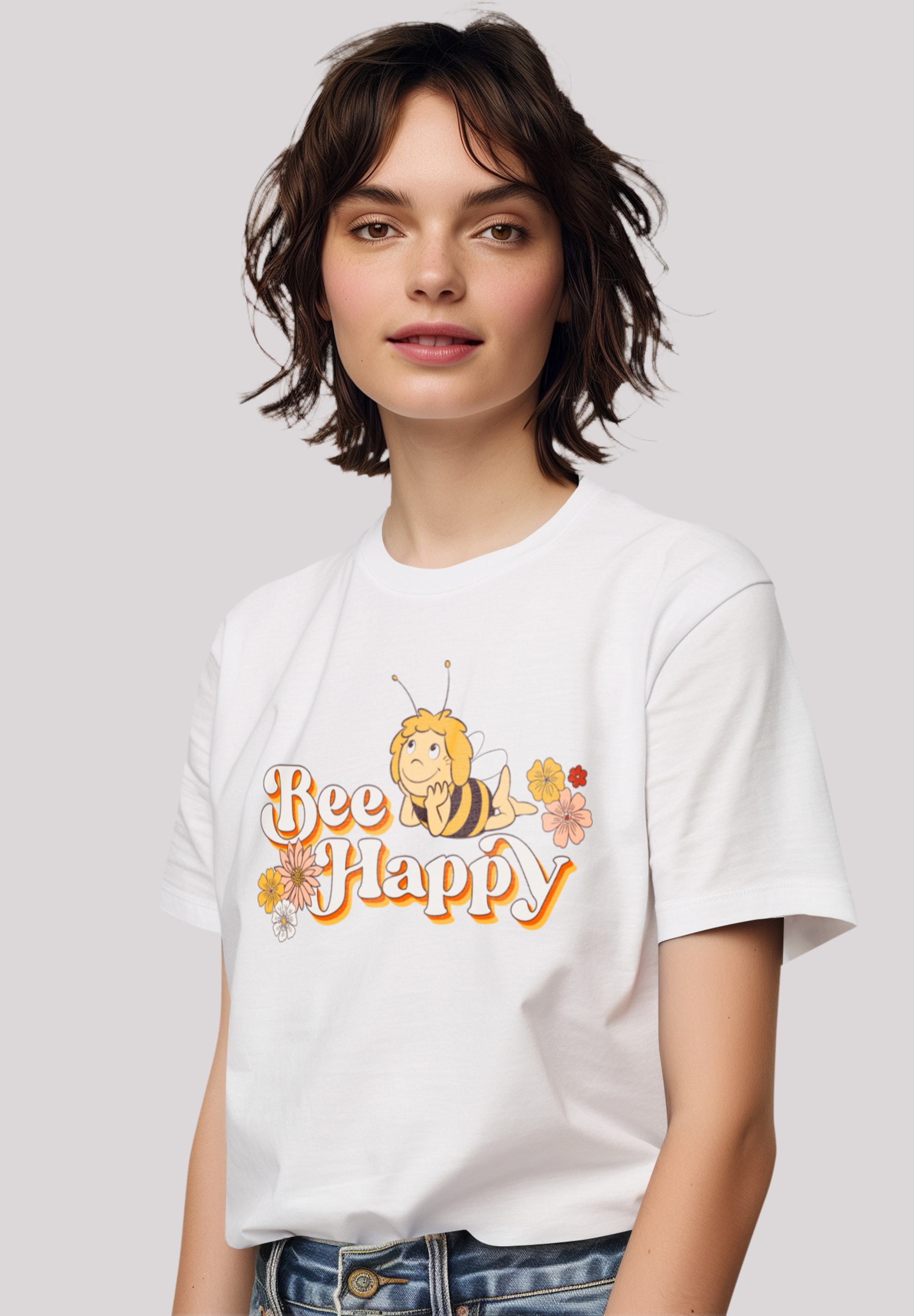 T-Shirt »Die Biene Maja Bee Happy«, Premium Qualität, Zeichentrick, TV Serie