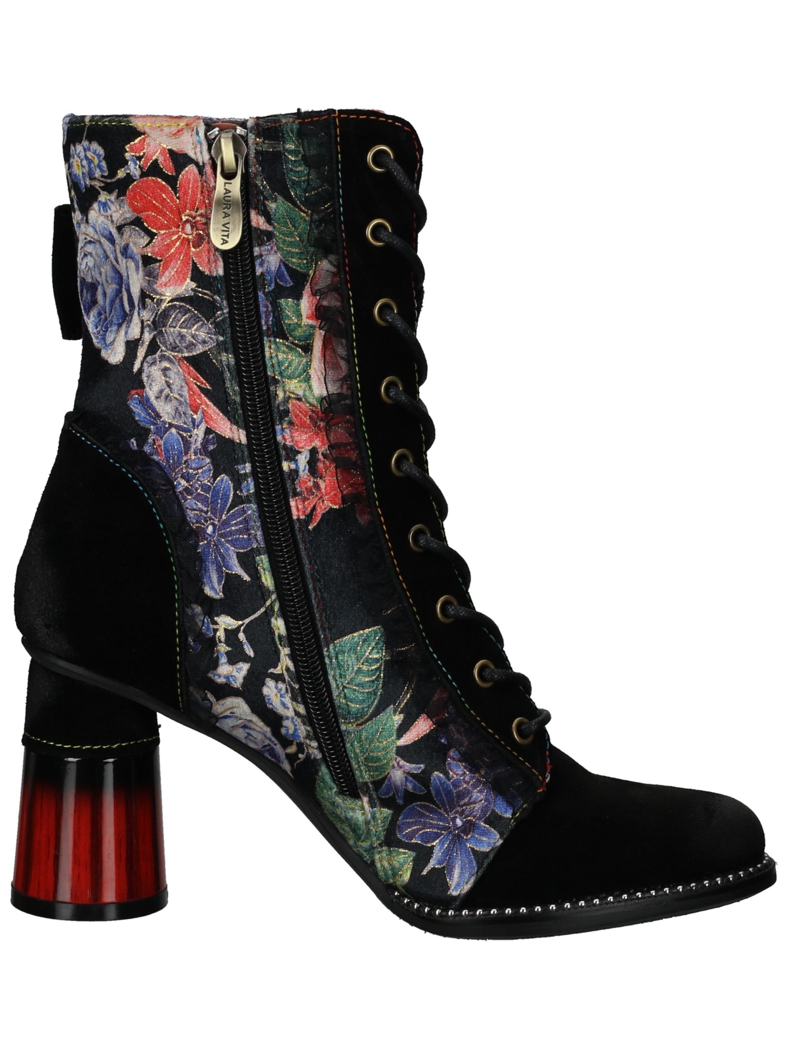 LAURA VITA Schnürstiefelette »LAURA VITA Stiefelette Leder/Textil«