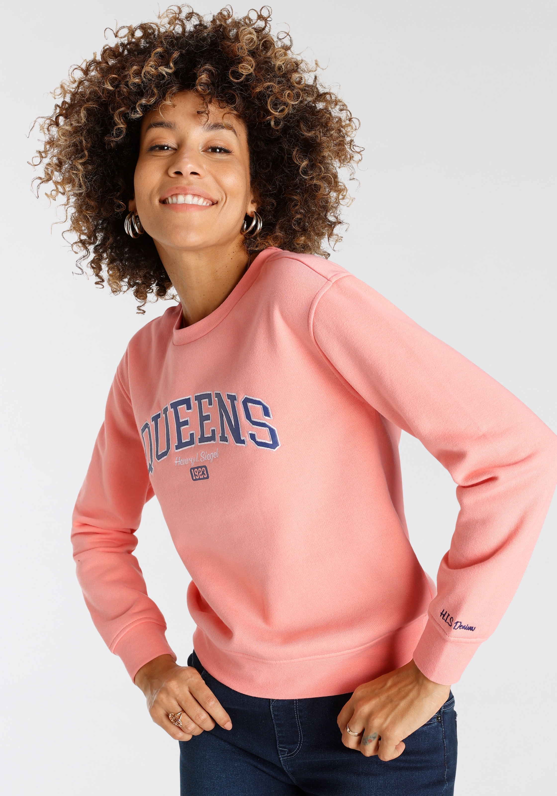 H.I.S Sweatshirt, mit trendigem Print auf der Brust