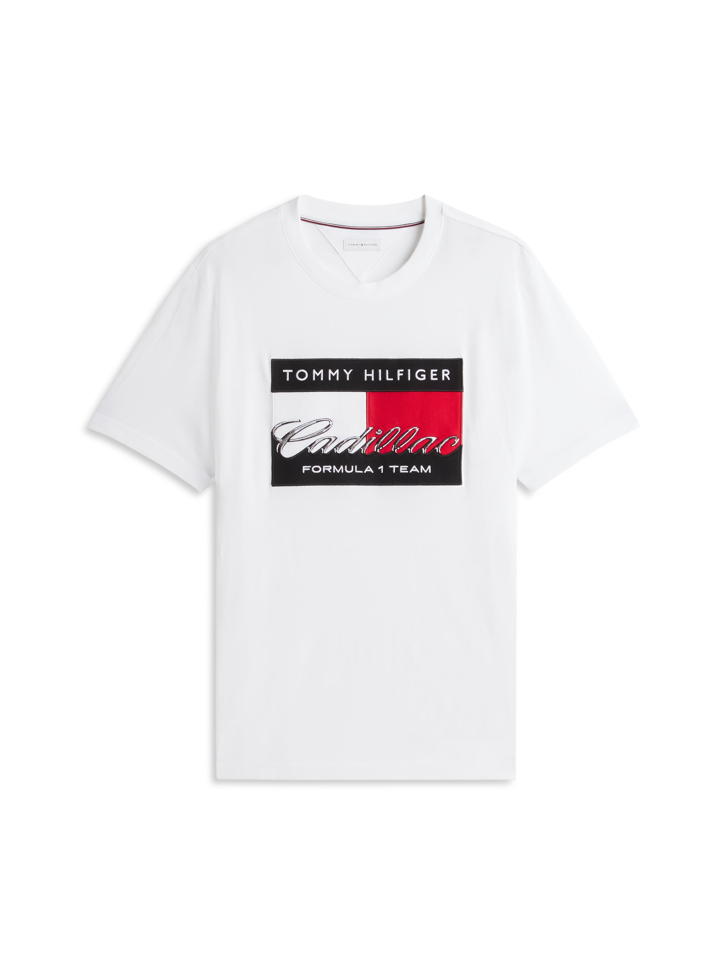 Tommy Hilfiger T-Shirt »TH x Cadillac Formula 1® Team GRAPHIC FLAG« aus Baumwoll-Jersey, Unisex
