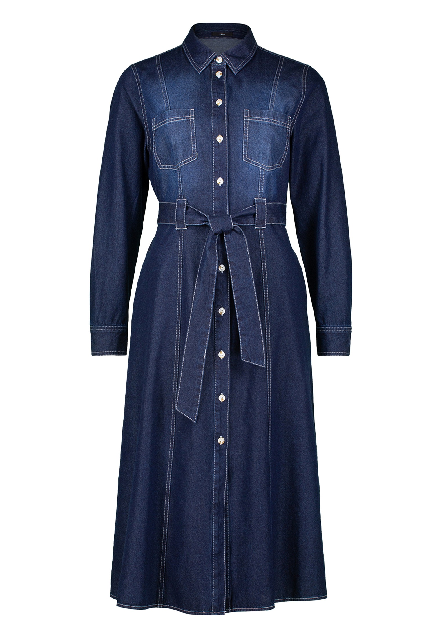 Zero Jeanskleid "zero Damen Jeanskleid mit Gürtel", Gürtel günstig online kaufen