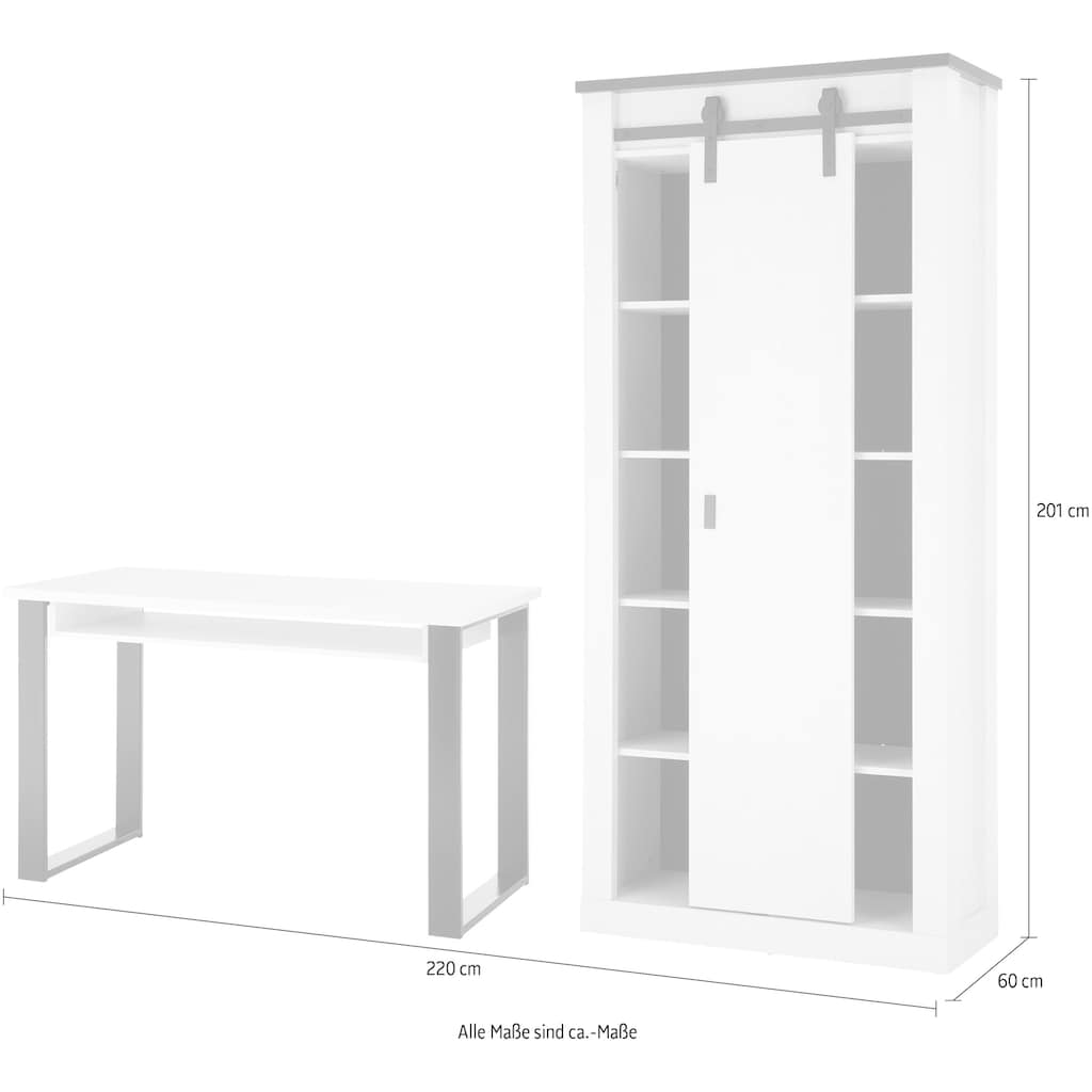 Home affaire Schrank-Set »SHERWOOD«, (2 St.)