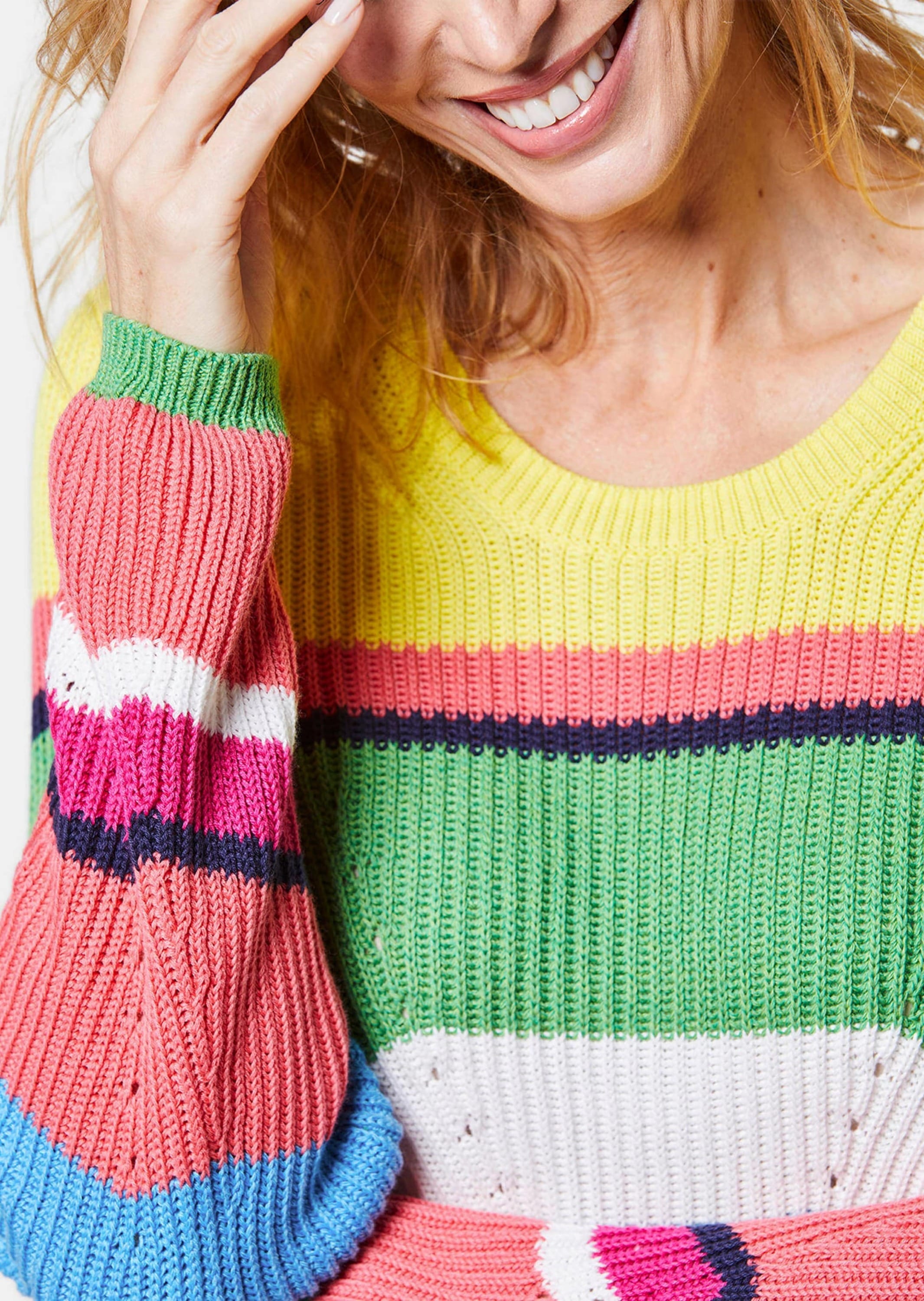 GOLDNER Rundhalspullover »Pullover Pullover im Baumwoll-Mix«