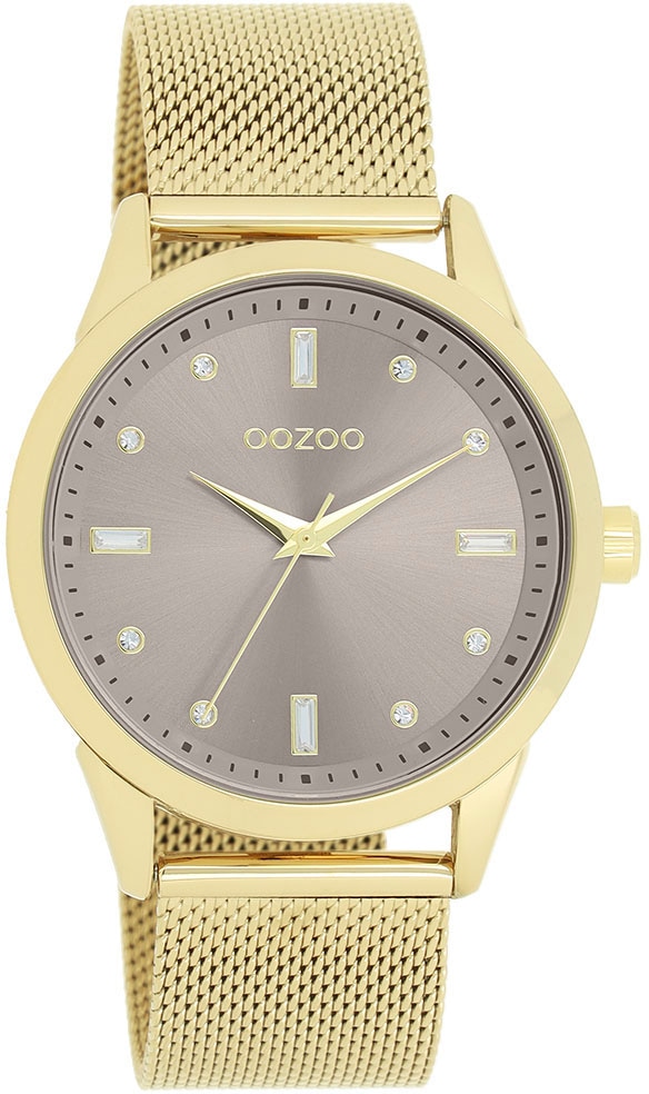 OOZOO Quarzuhr Armbanduhr Damenuhr IP-Beschi...