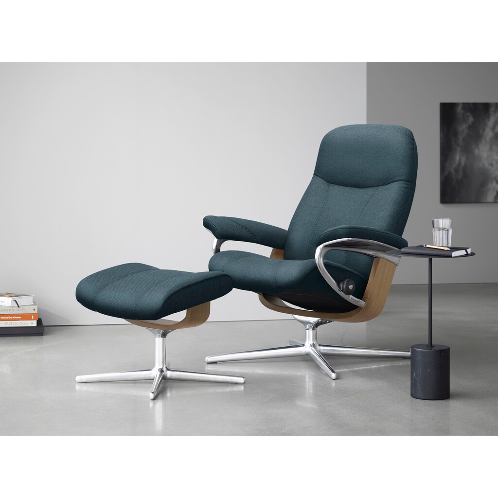 Stressless® Relaxsessel »Consul«, (Set, Relaxsessel mit Hocker)