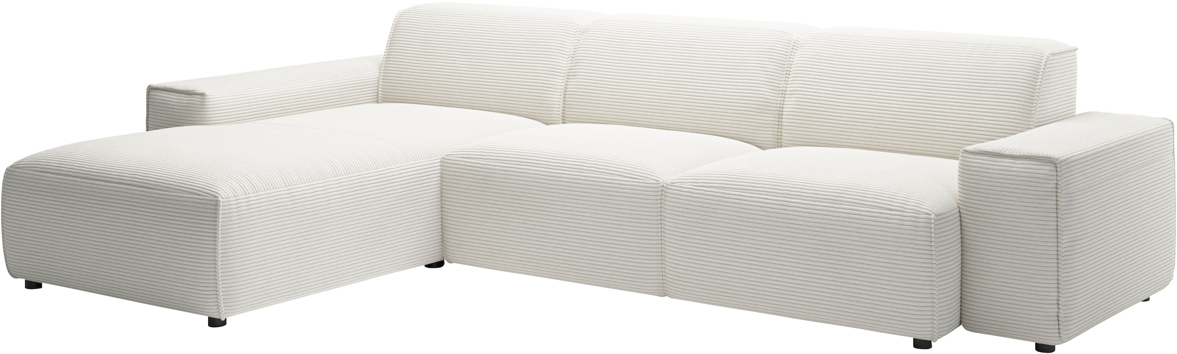 andas Ecksofa »Glimminge auch in Breitcord, Feincord, Bouclé + Easy care-Bezug«, L-Form, Breite 294, Zierkissen