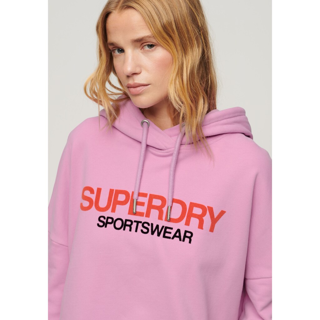 Superdry Kapuzensweatshirt »SPORTSWEAR LOGO BOXY HOOD«