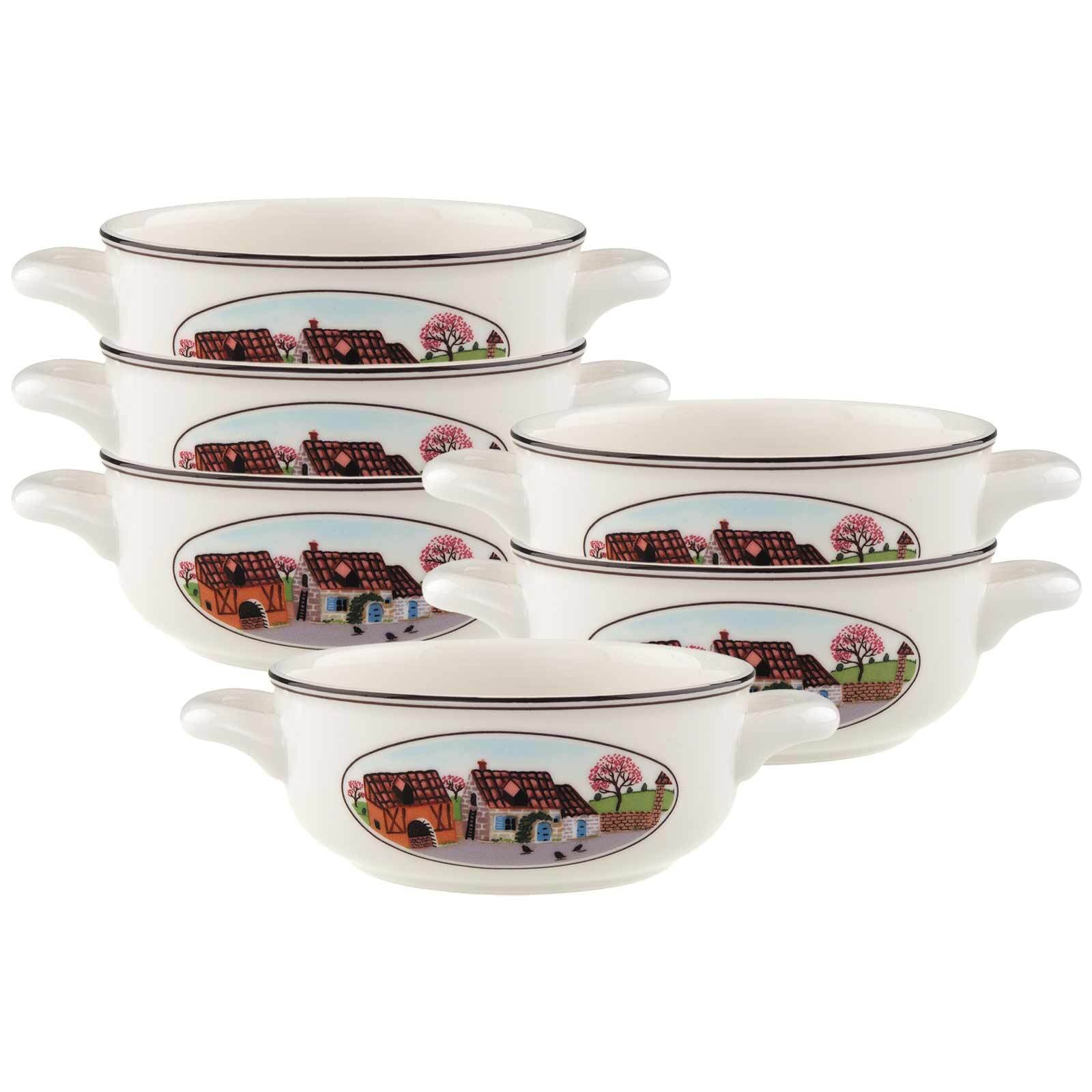 Villeroy & Boch Tasse "Suppentassen Design Naif 450 ml 6er Set bunt" günstig online kaufen