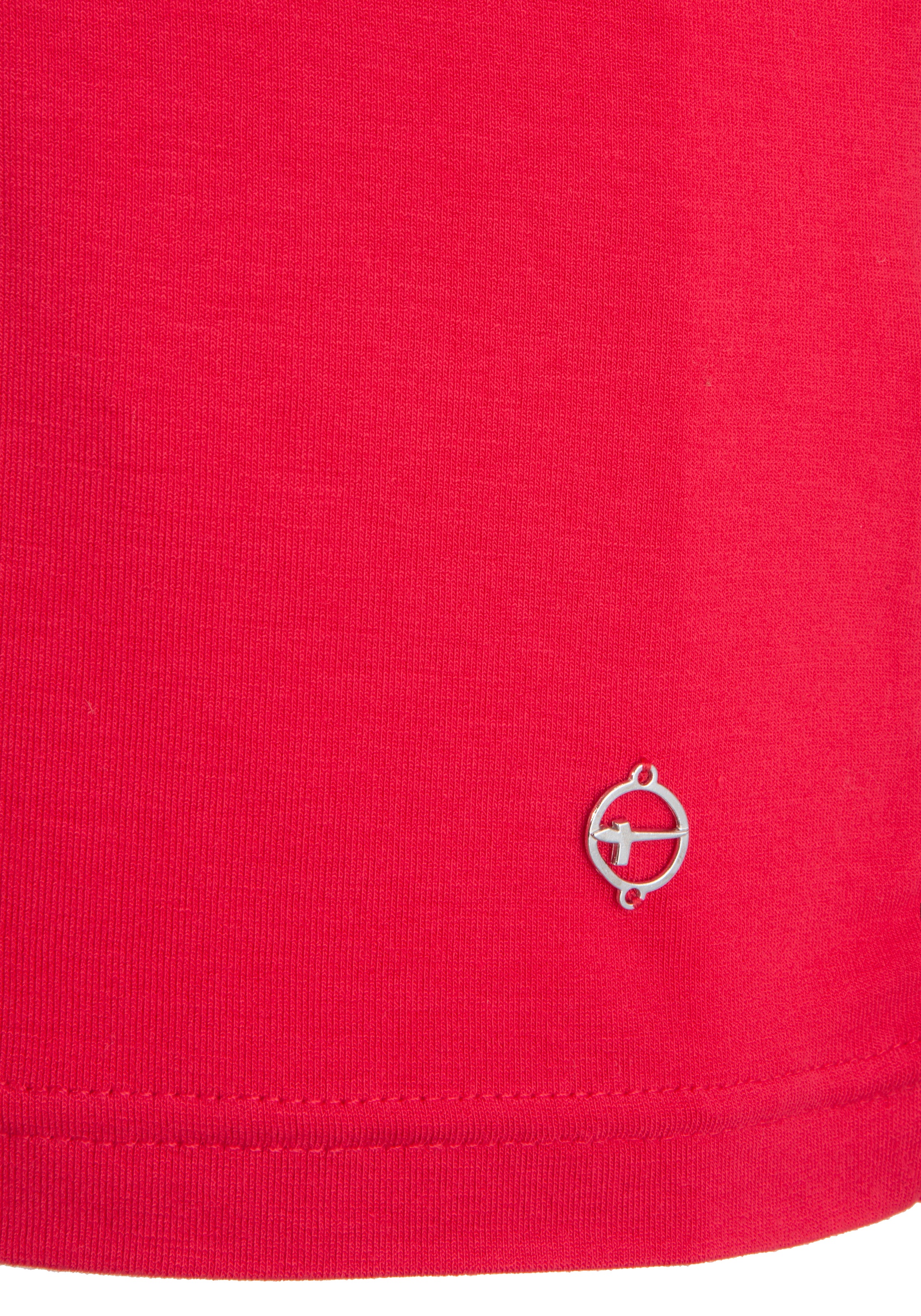 Tamaris T-Shirt, mit Rundhalsausschnitt für | kaufen BAUR
