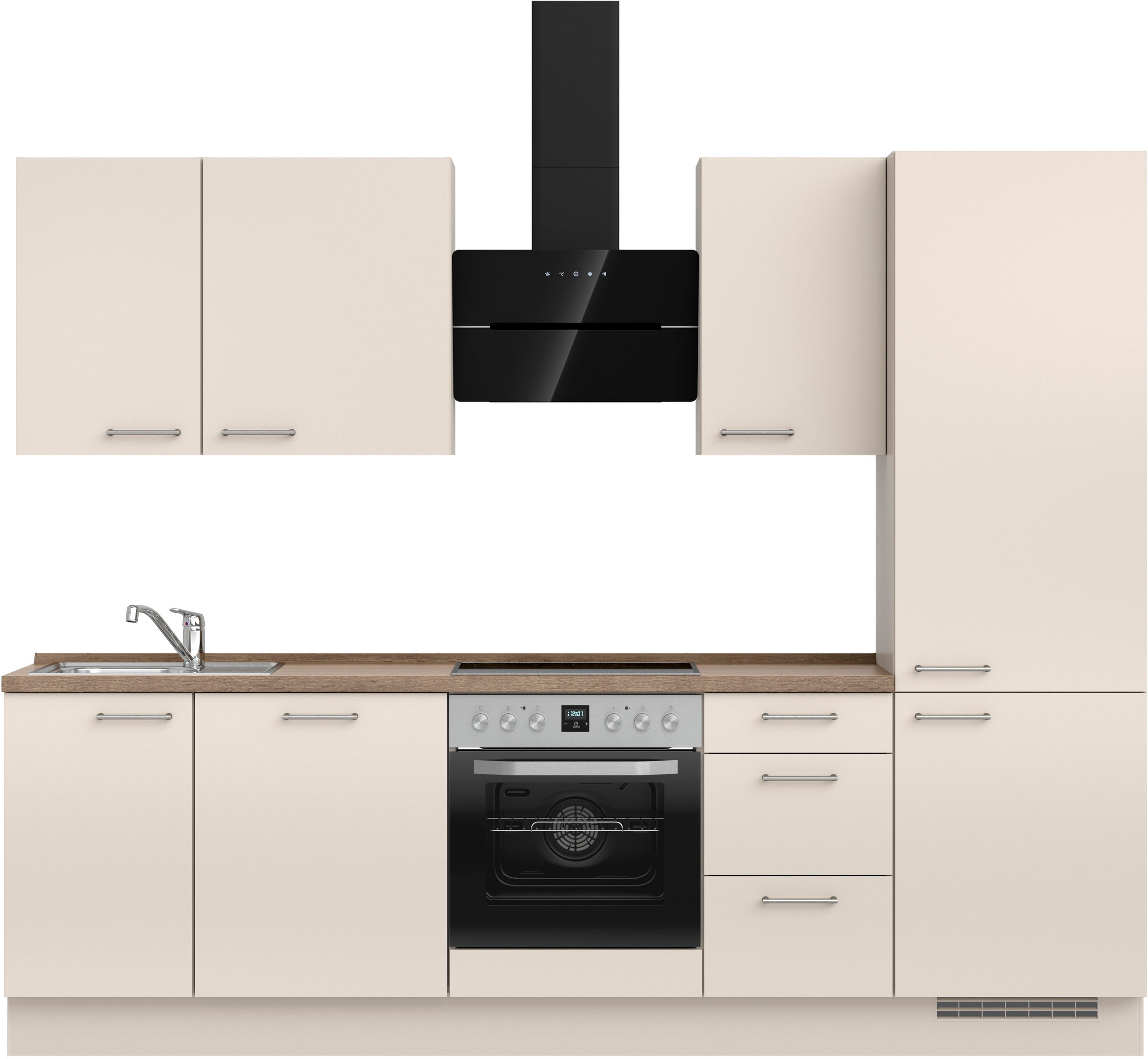 nobilia Küchenzeile ""Laser II", Ausrichtung wählbar, Breite 270 cm" vormon günstig online kaufen