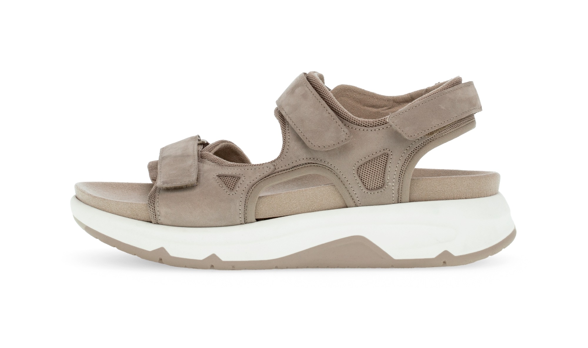 rollingsoft Sandalette  Keilabsatz, Riemchensandale mit typischer Laufsohle, G-Weite (=weit)