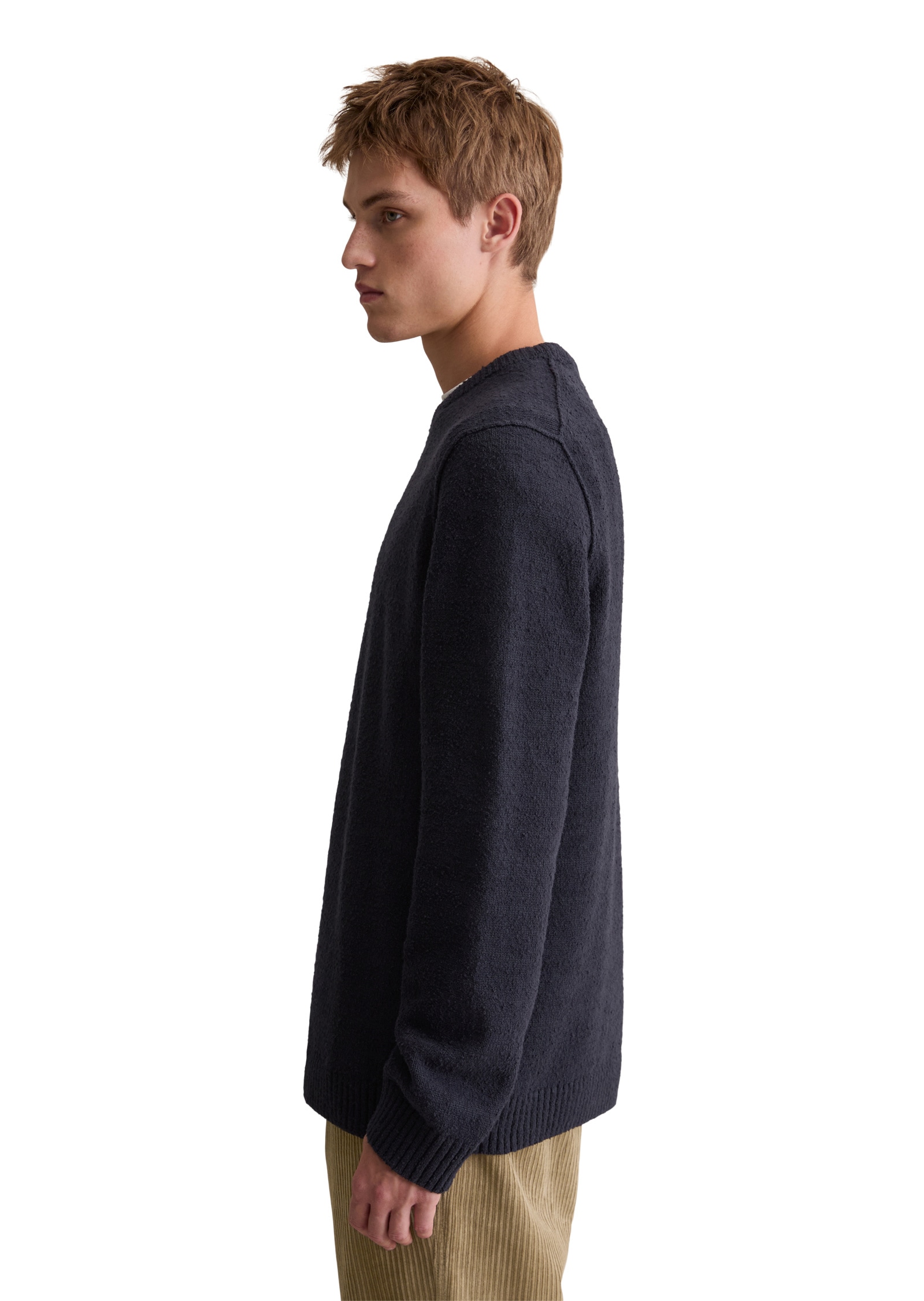 Marc O'Polo DENIM Rundhalspullover »aus Bio-Baumwoll-Bouclé«