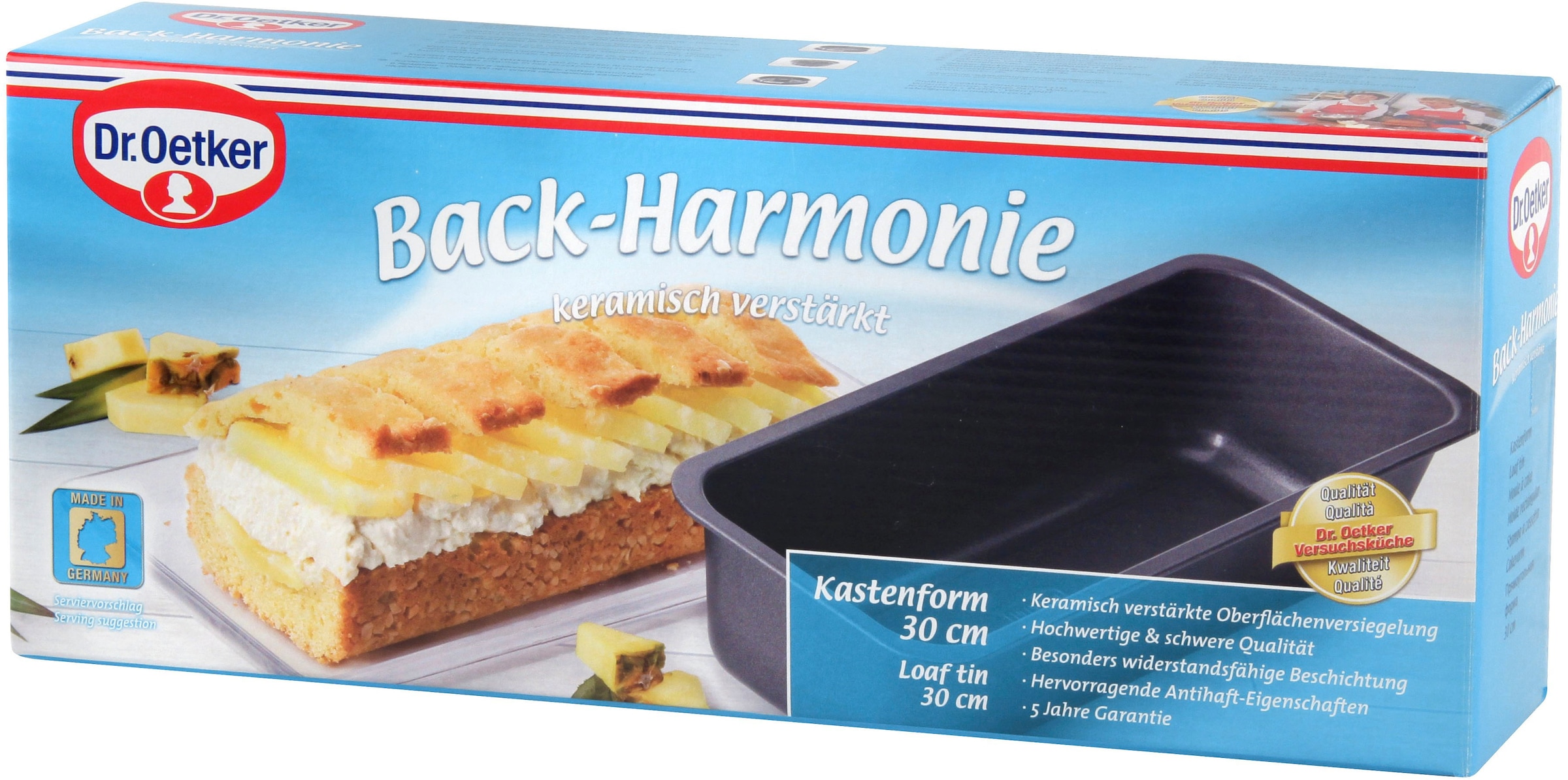 Dr. Oetker Küchenhelfer Kastenform »Back-Harmonie, mit exzellenten Antihaft-Eigenschaften«