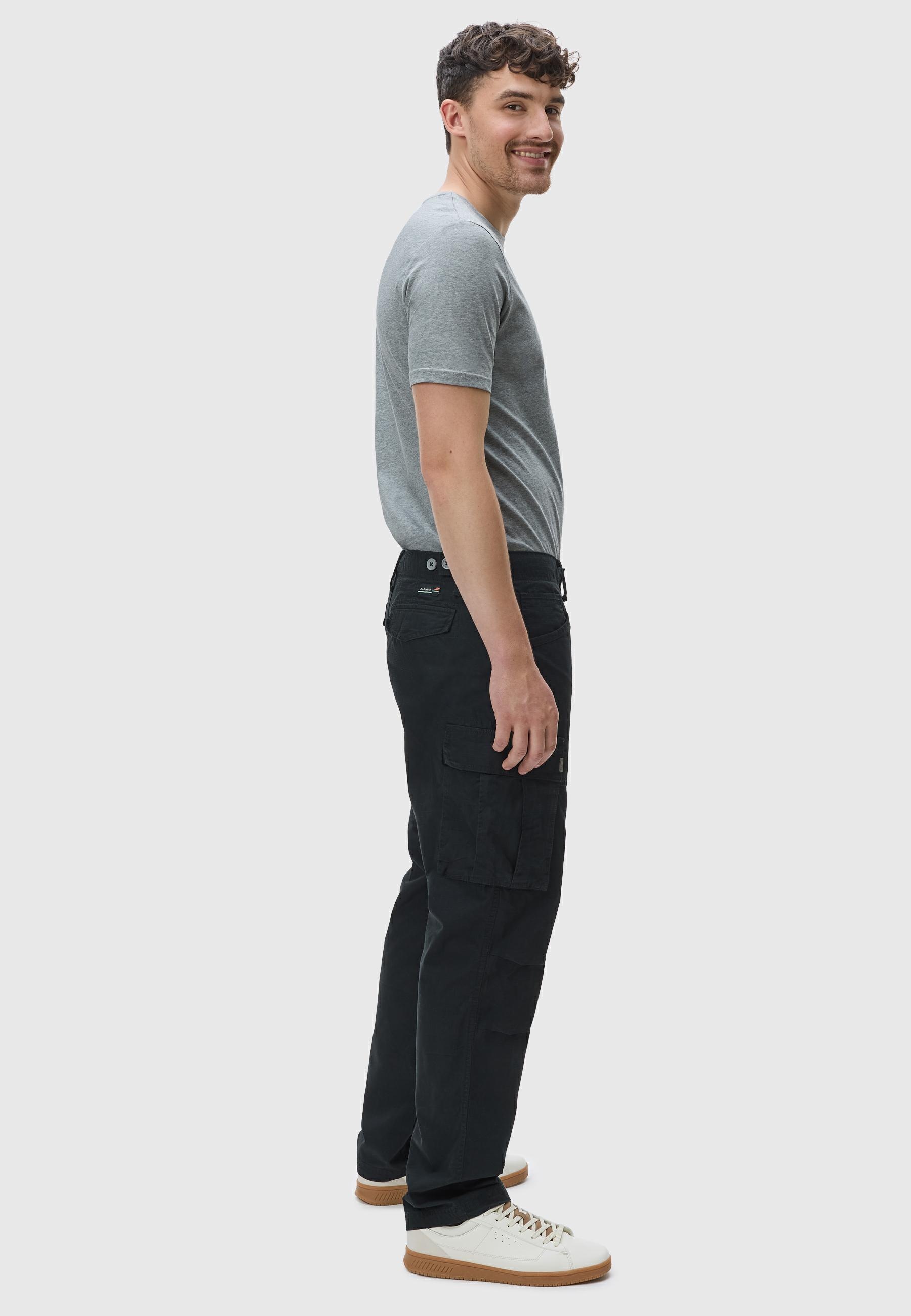 Ragwear Cargohose »Merly Long«, (1 tlg.), modische Herren Cargo mit großen Pattentaschen
