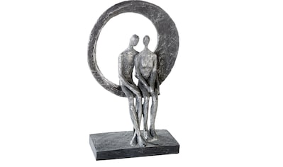 Dekofigur »Skulptur Love Place, silber«
