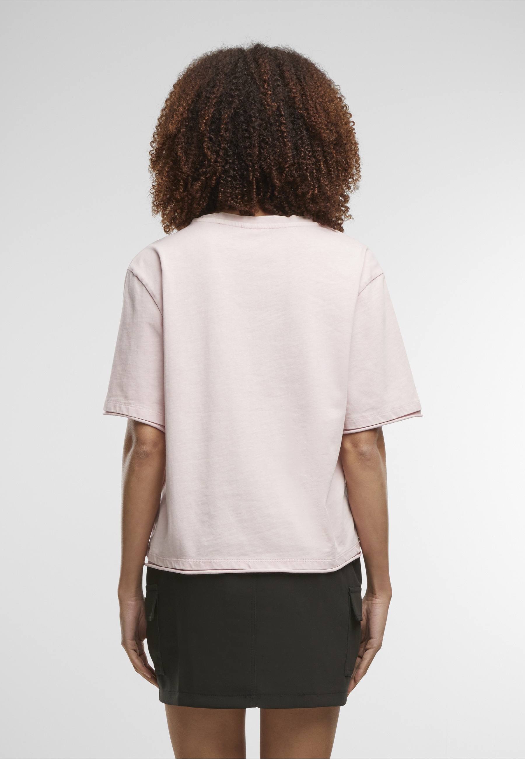 URBAN CLASSICS T-Shirt »Urban Classics Ladies Washed Jersey Boxy Shirt« 1 Stk.
