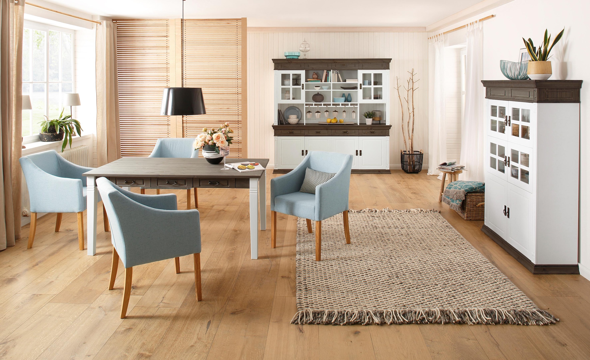 Home affaire Sideboard »Vinales«, Kommode im klassischen Landhausstil, Breite 202 cm